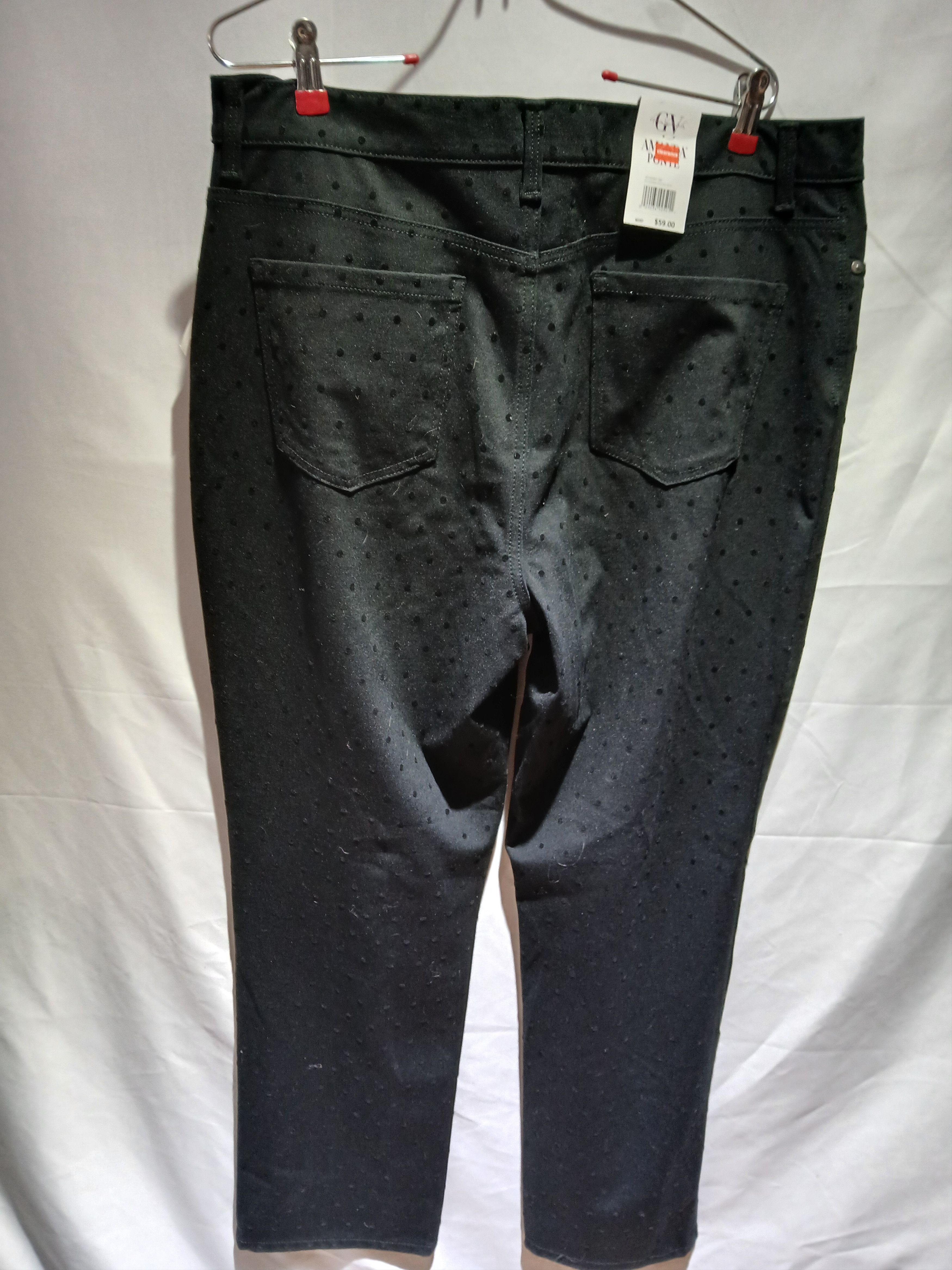 Gloria Vanderbilt Gloria Vanderbilt black polka trouser size 18 Size 40" / US 18 - 4 Thumbnail