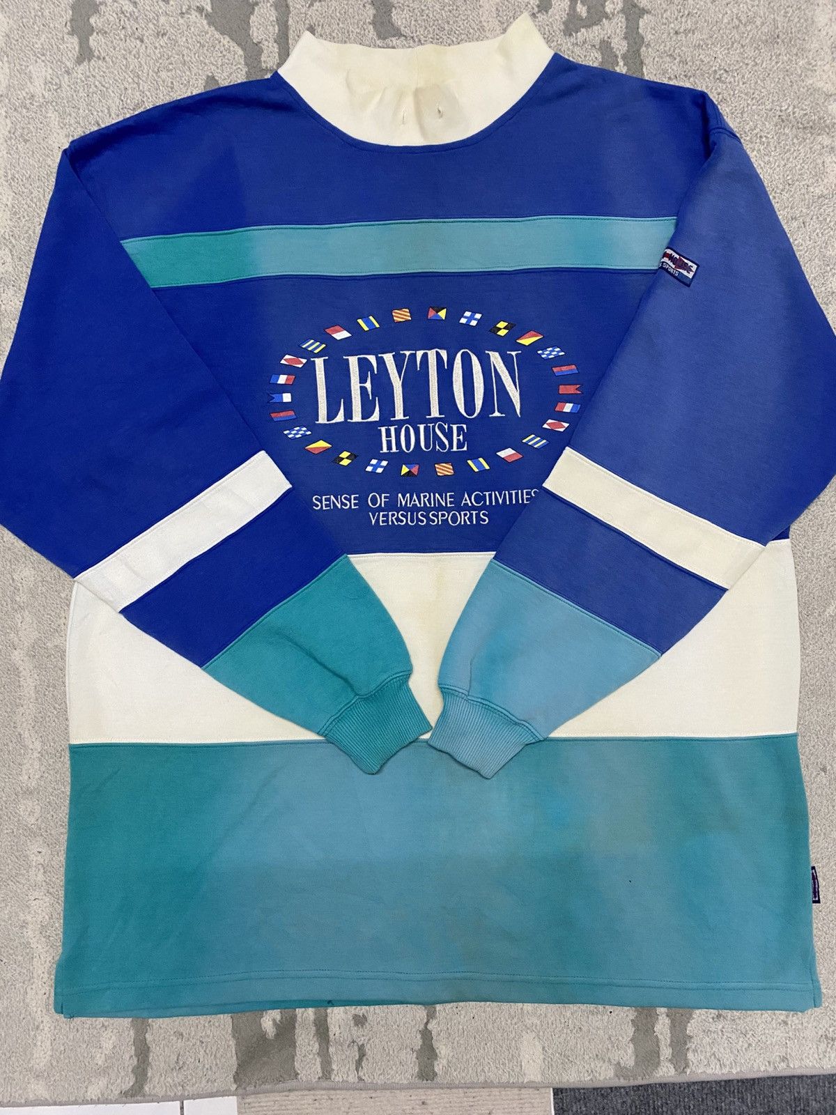 Japanese Brand Vintage Leyton House 26 Flag Embroidered Writing Size US XXL / EU 58 / 5 - 1 Thumbnail