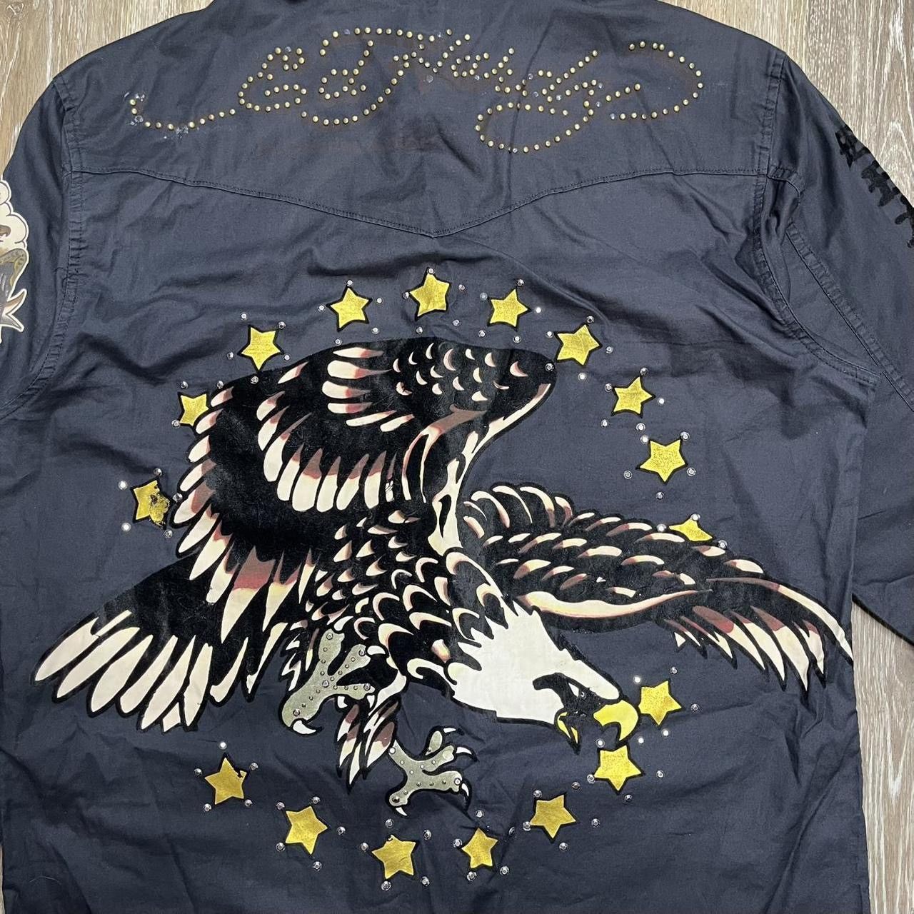 Ed Hardy × Vintage y2k ed hardy rockstar button up Size US L / EU 52-54 / 3 - 3 Thumbnail