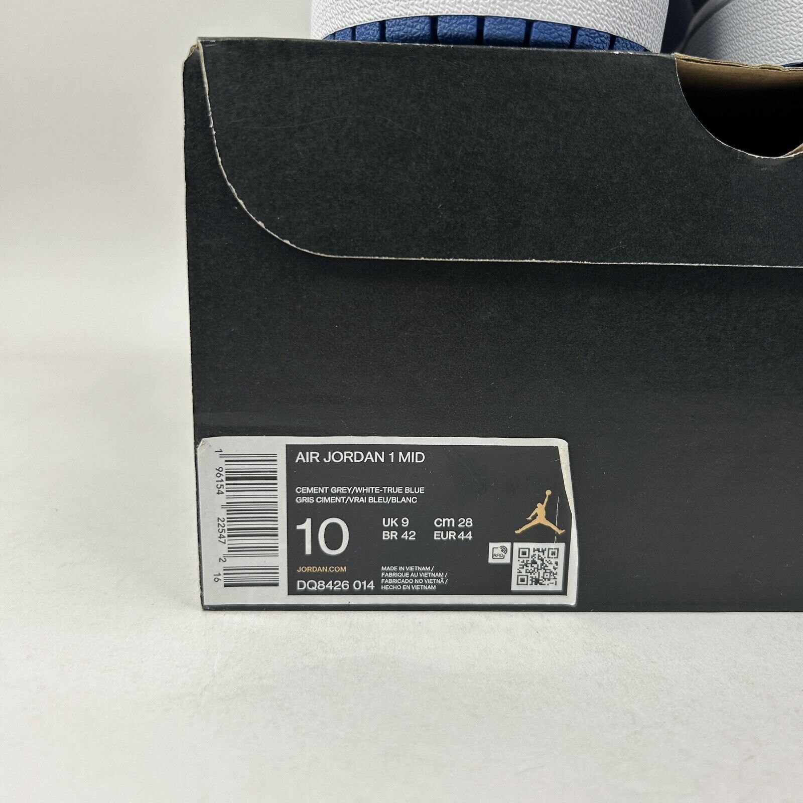 Nike Nike Air Jordan 1 Mid Retro “Cement Grey/True Blue” 2024 Size US 10 / EU 43 - 5 Thumbnail