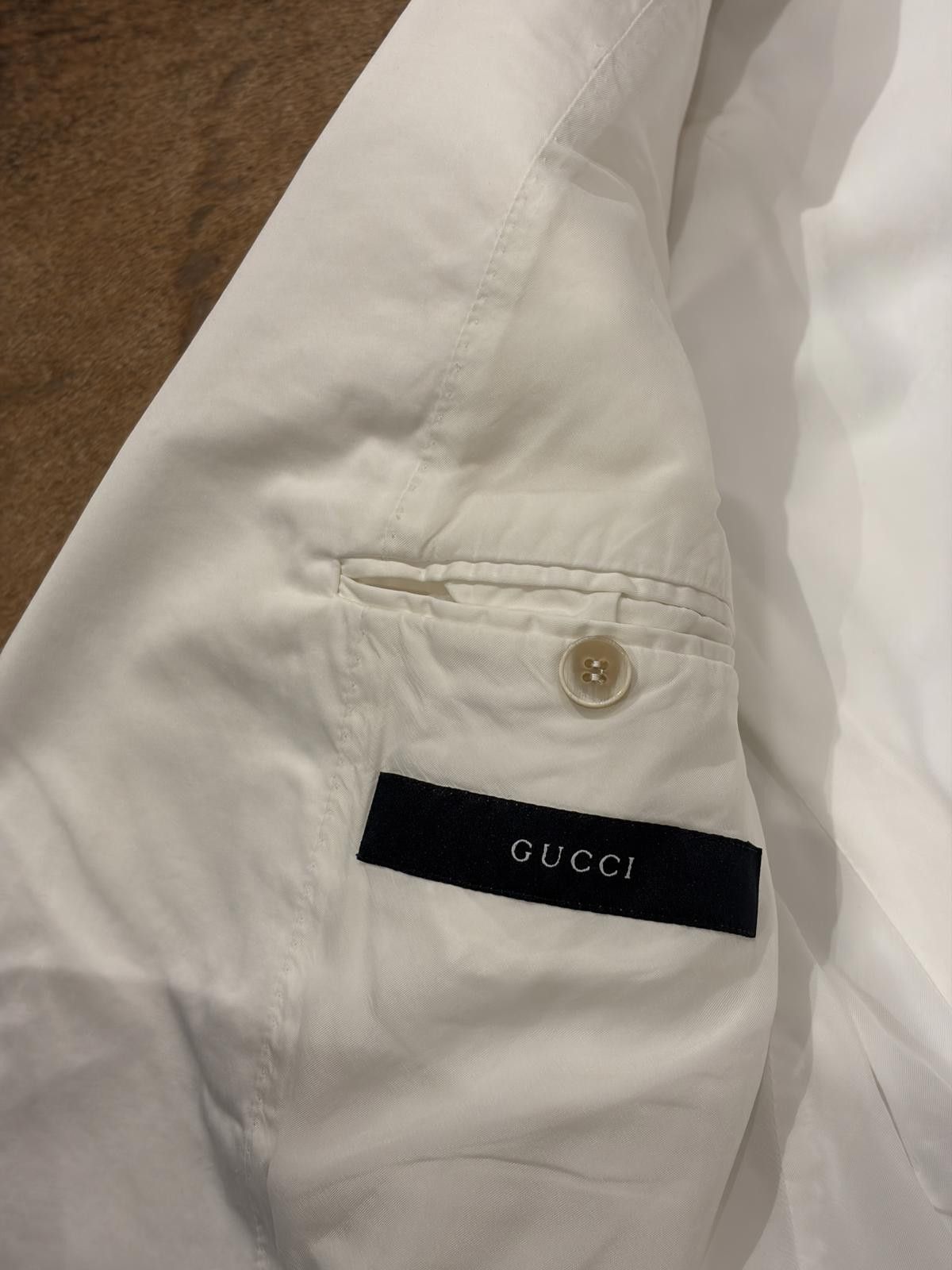 Gucci Gucci Single-Breasted Cotton Blazer Size 42R - 5 Thumbnail
