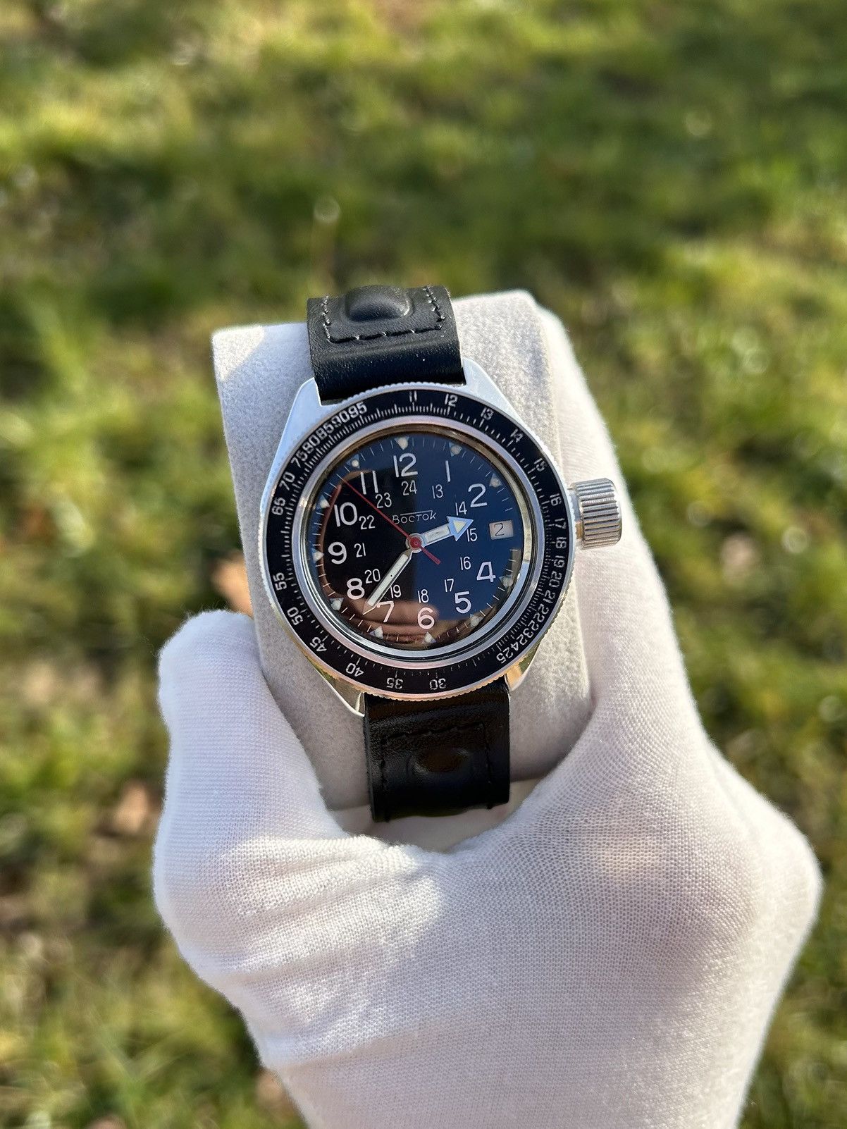 Vintage Vintage Watch Vostok Amphibia Customised Military 1990s Size ONE SIZE - 3 Thumbnail