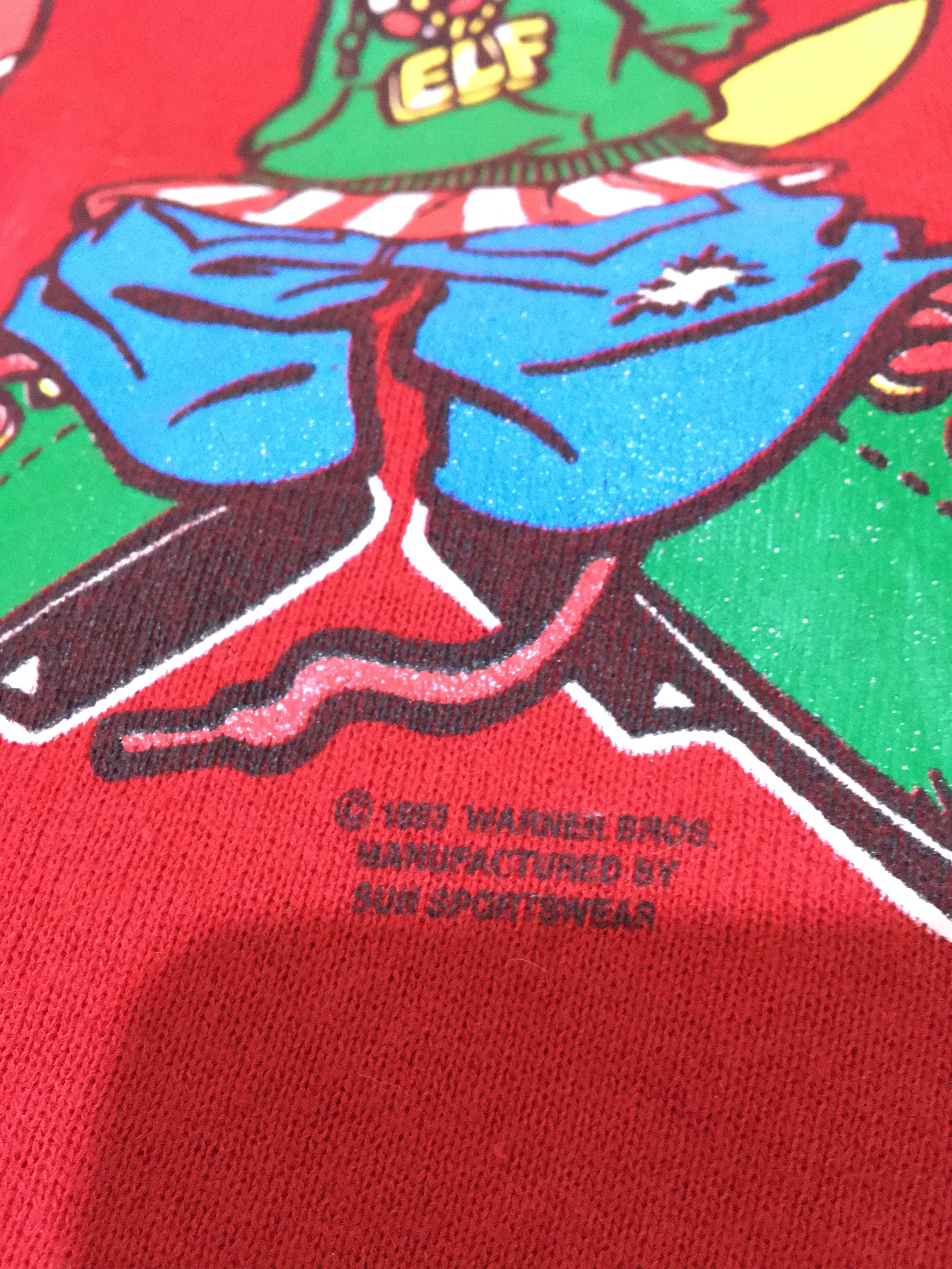 Jerzees Vintage 90s Warner Bros Sweaters Size US M / EU 48-50 / 2 - 3 Thumbnail