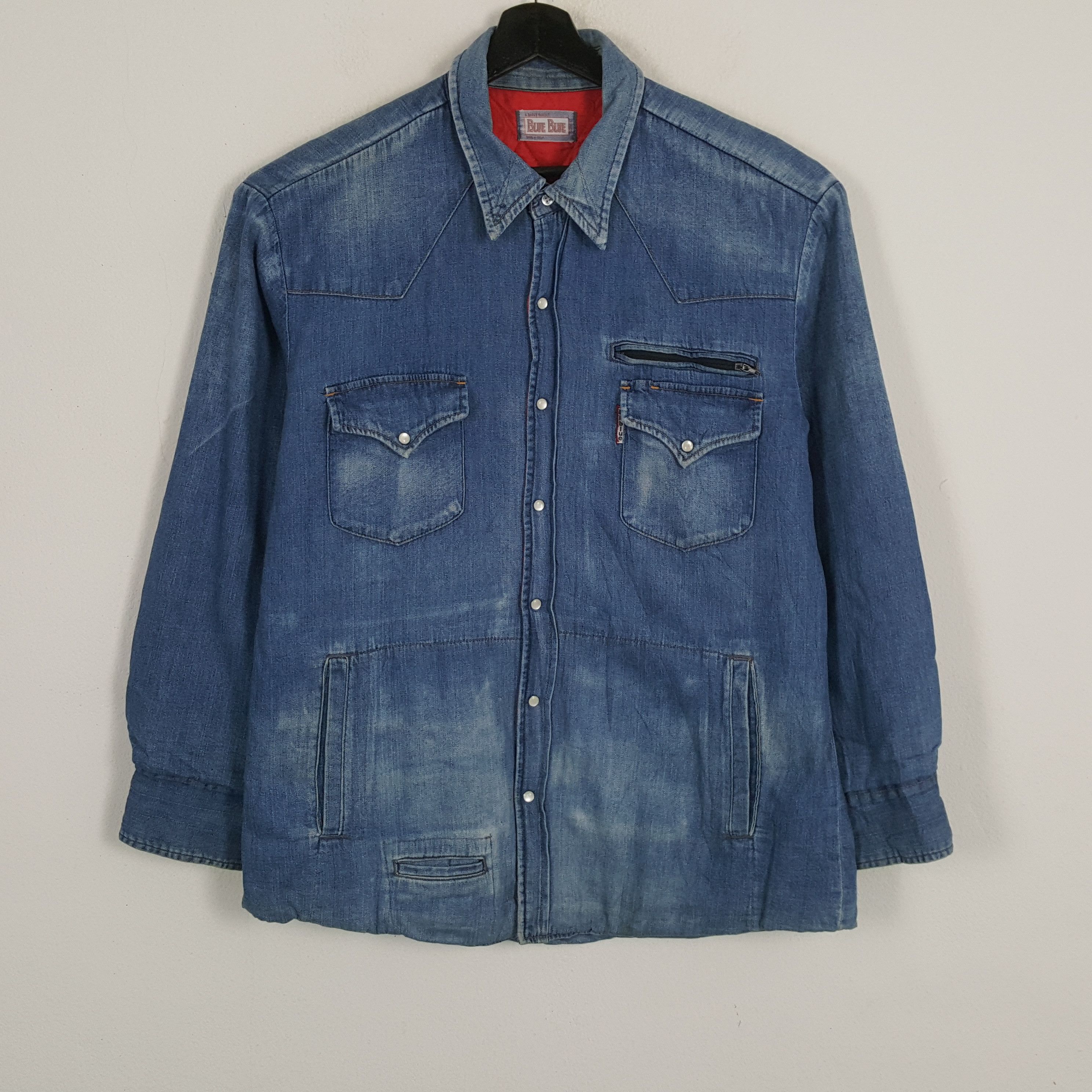 Blue Blue Japan × Japanese Brand × Vintage BLUE BLUE Japanese Fashion Style Shirt Size US M / EU 48-50 / 2 - 1 Thumbnail