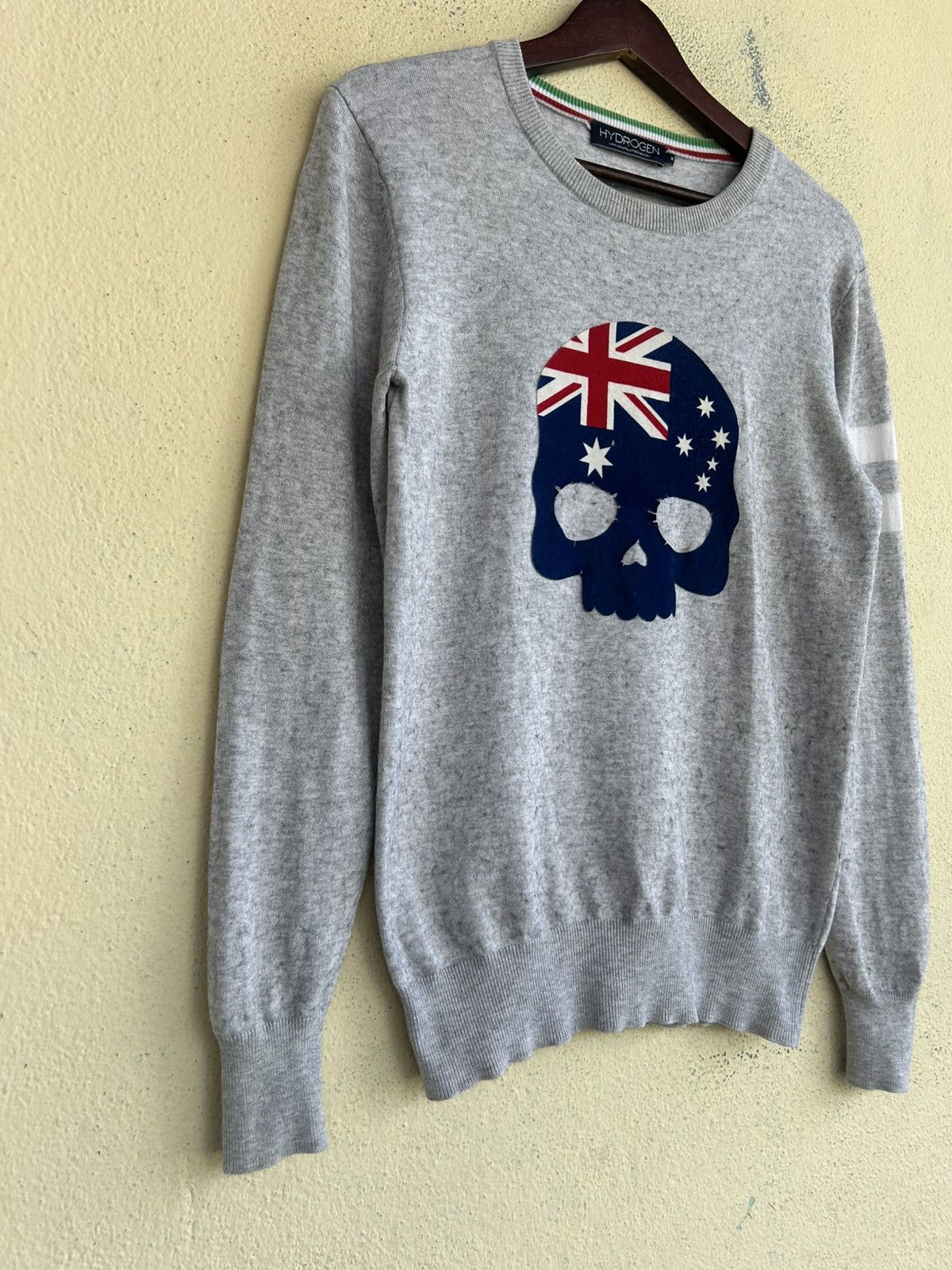 HYDROGEN Hydrogen Britain Flag Skull Sweatshirt Size US M / EU 48-50 / 2 - 6 Thumbnail