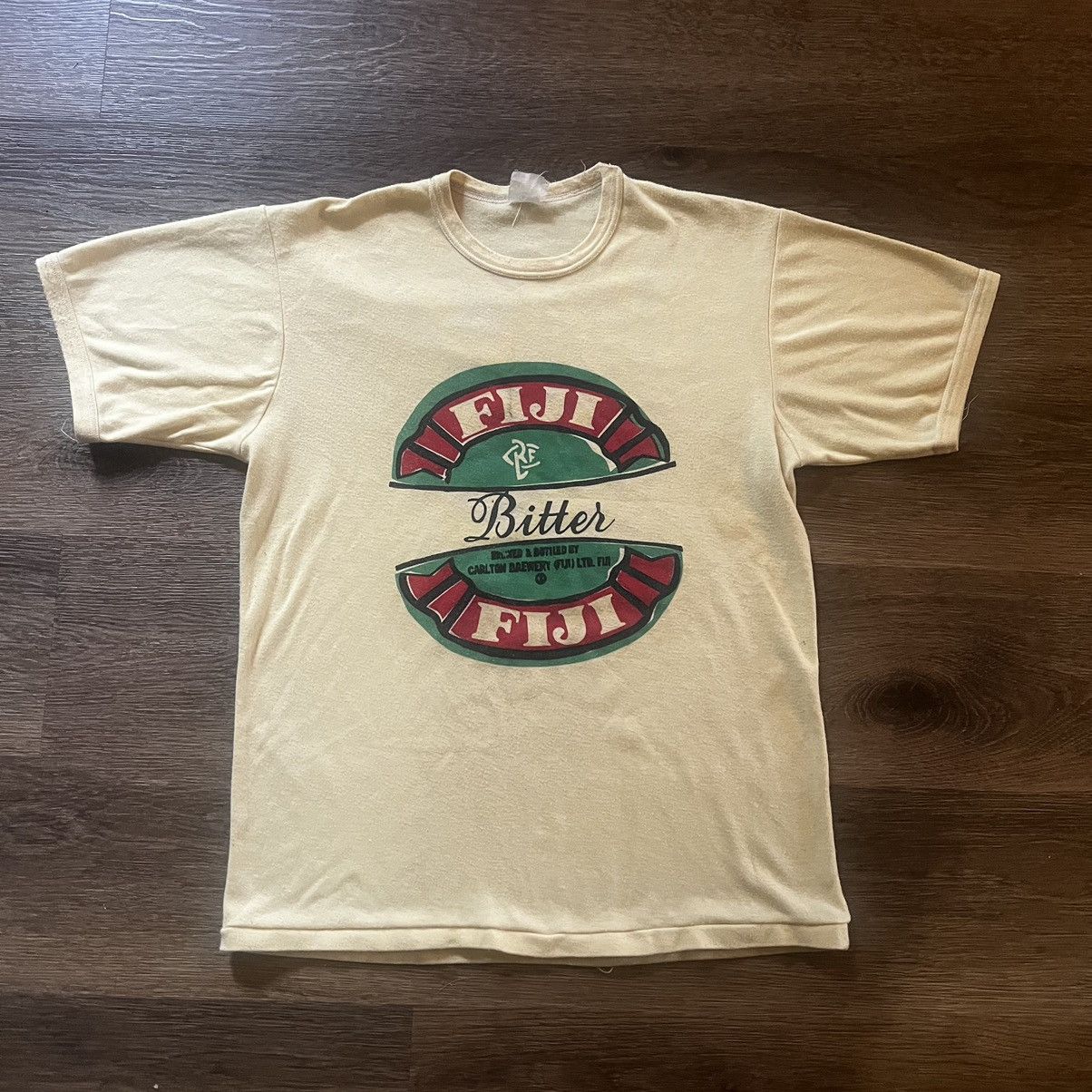 Vintage Yellow Vintage Fiji Bitters Tee Size US S / EU 44-46 / 1 - 1 Thumbnail