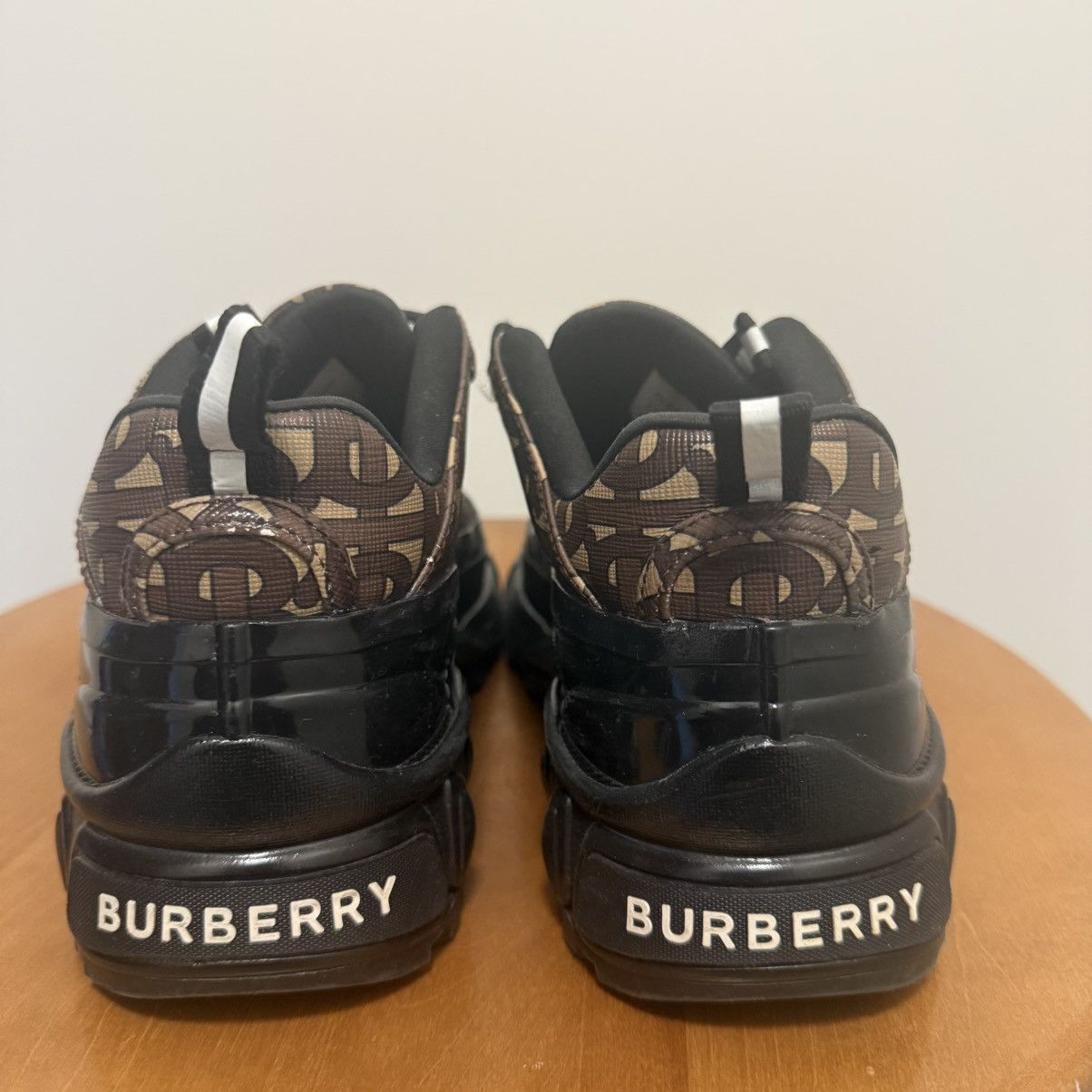 Burberry Burberry Arthur Mens Brown Leather Sneaker Size 7 Size US 7 / EU 40 - 9 Thumbnail