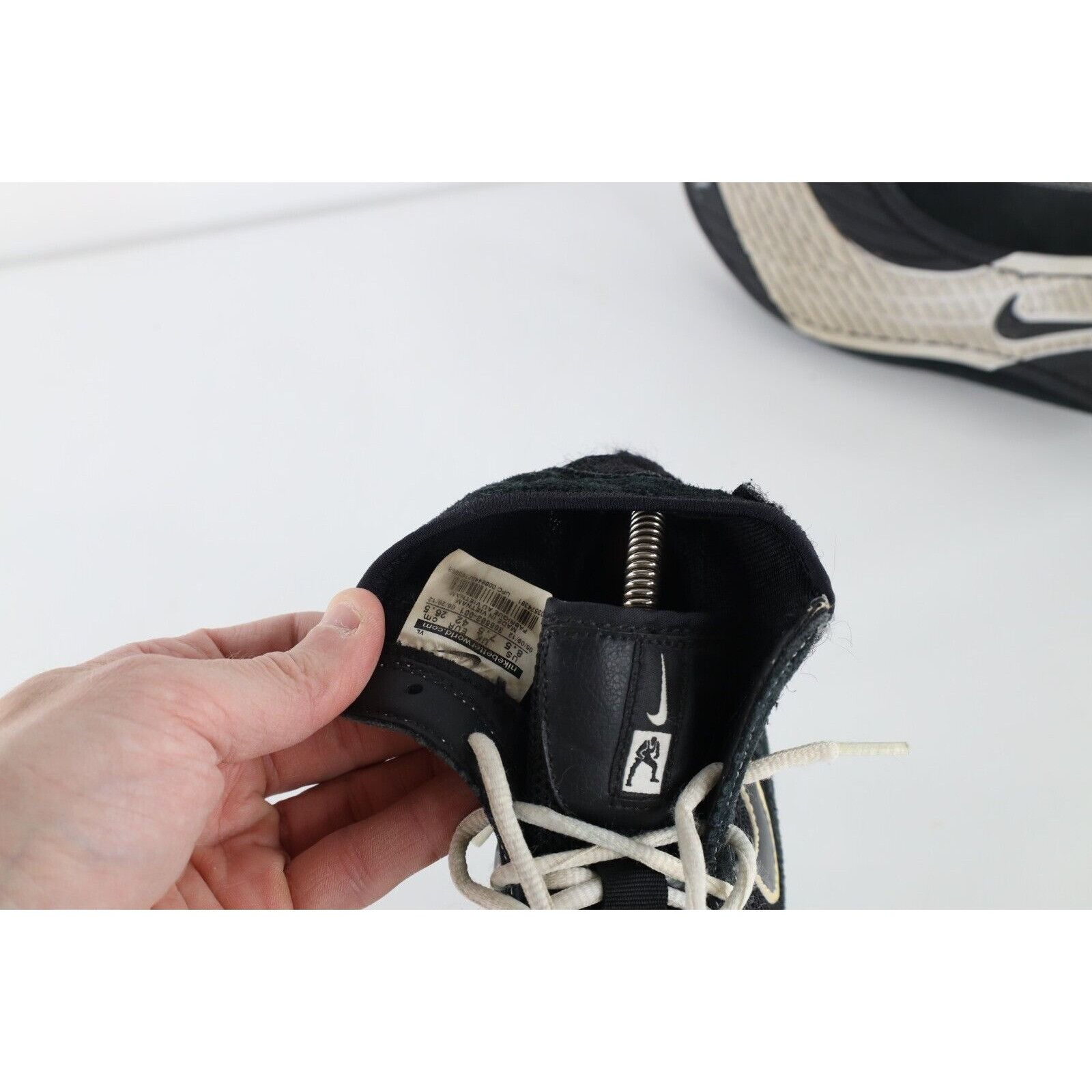 Nike × Vintage Vintage Nike Wrestling Distressed Suede Leather Sneakers Size US 8.5 / EU 41-42 - 10 Thumbnail
