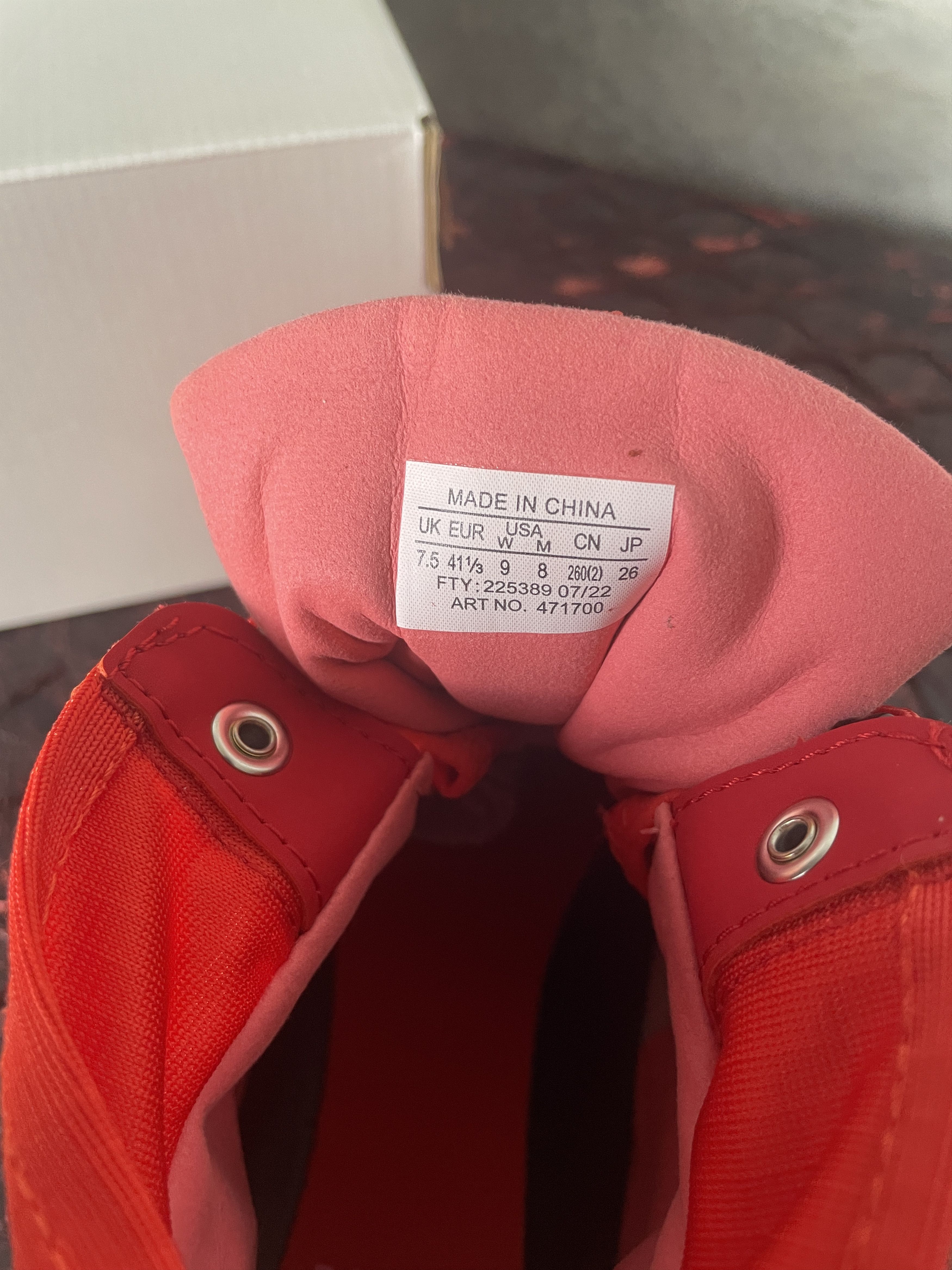 Maison Margiela × Salomon Salomon x MM6 Margiela Cross High Fiery Red Hiking Sneaker Size US 8 / EU 41 - 8 Thumbnail