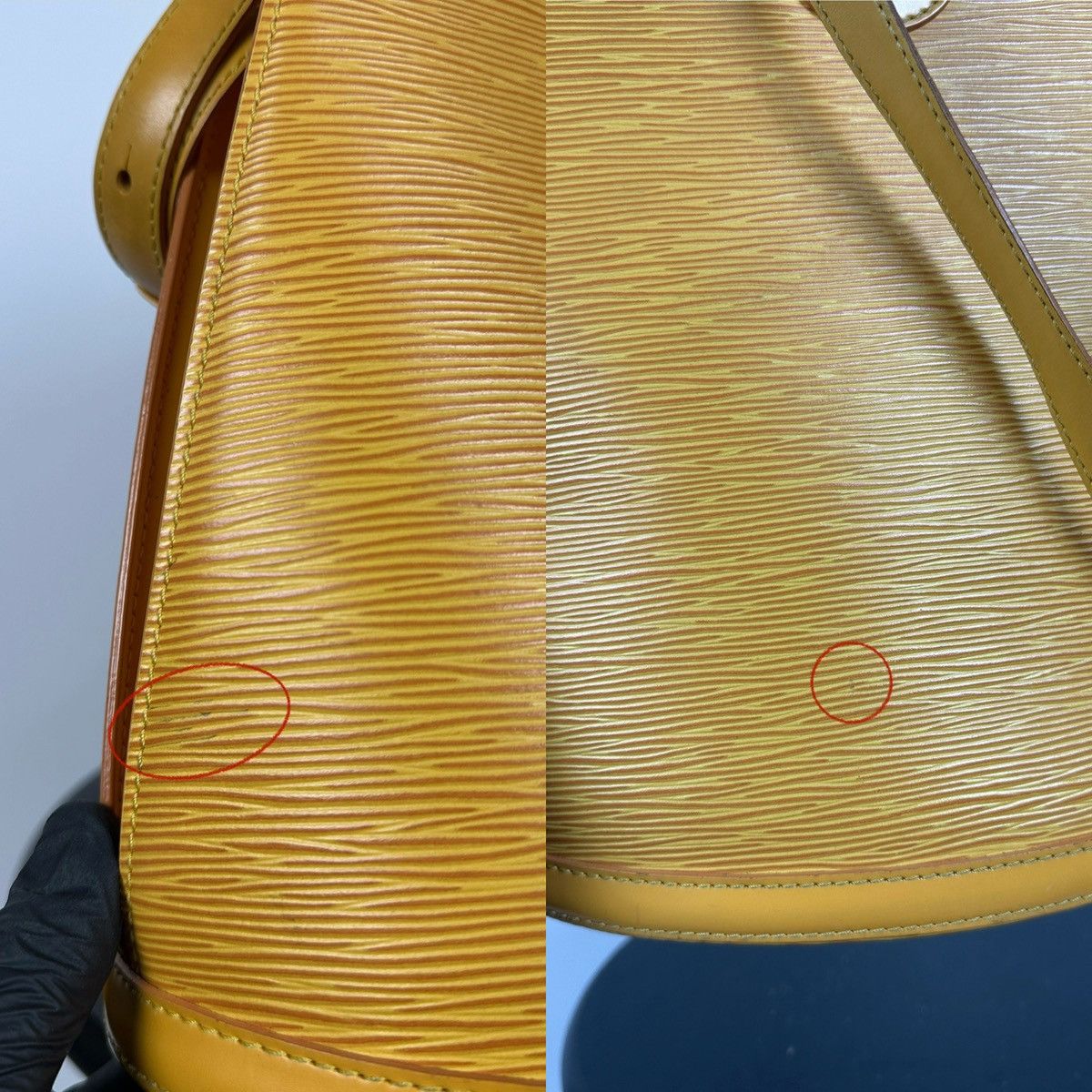 Louis Vuitton Louis Vuitton Epi Cluny Yellow Leather Shoulder Bag Size ONE SIZE - 21 Thumbnail
