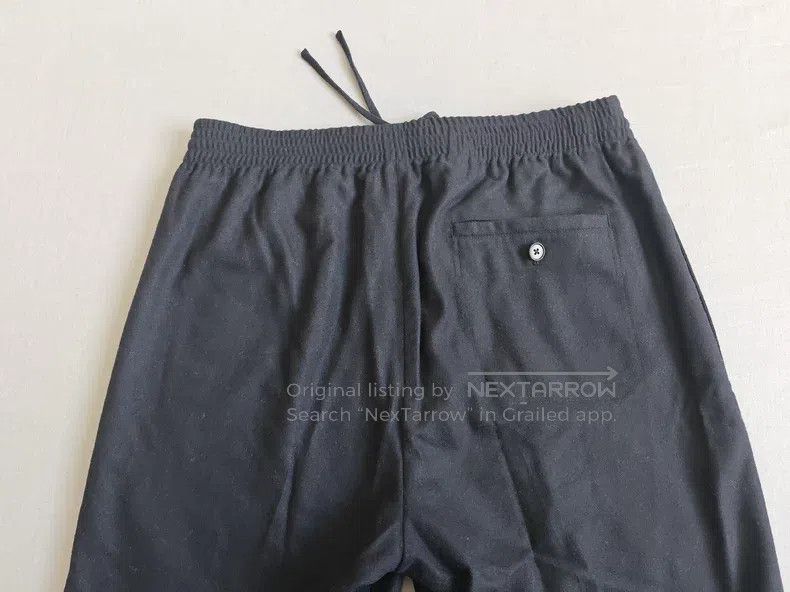 Hermes Hermes Men's cashmere casual sport pants, navy blue, 96% c Size US 42 / EU 58 - 5 Thumbnail