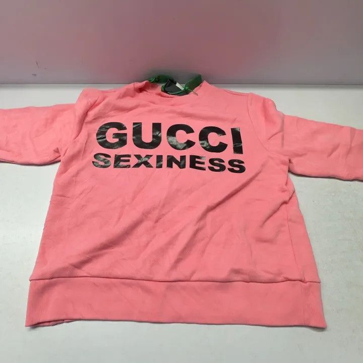 Gucci Gucci Pink Logo Print Sweatshirt for Women-2507 Size M / US 6-8 / IT 42-44 - 5 Thumbnail