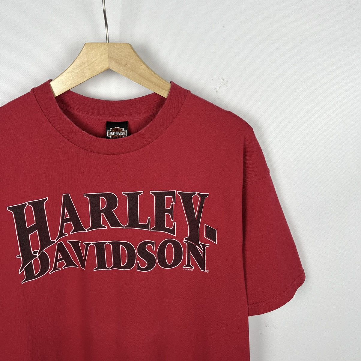 Harley Davidson Vintage Harley Davidson y2k Las Vegas big logo tee 1998 Size US XL / EU 56 / 4 - 2 Thumbnail