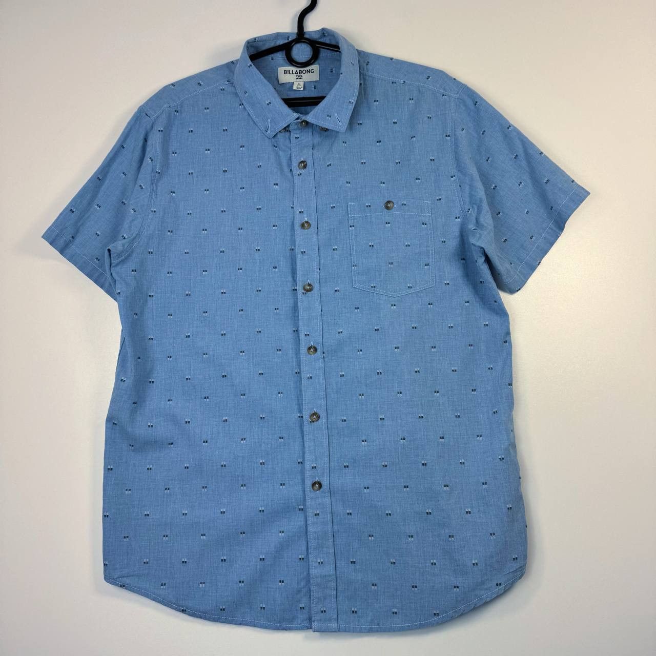 Billabong Billabong Short Sleeve Button Up Shirt Blue Mens Size M Size US M / EU 48-50 / 2 - 1 Thumbnail
