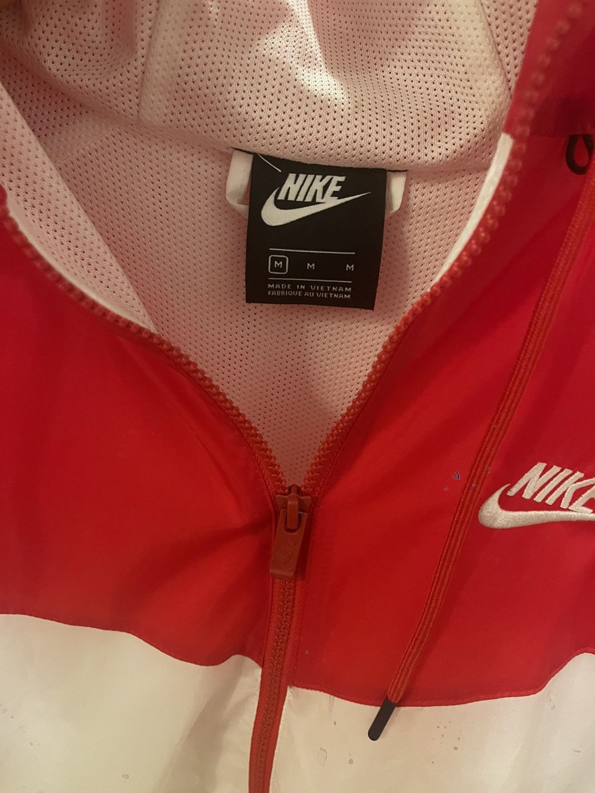 Nike Nike Windrunner Colorblock Jacket – Red, White, and Navy Size US M / EU 48-50 / 2 - 6 Thumbnail