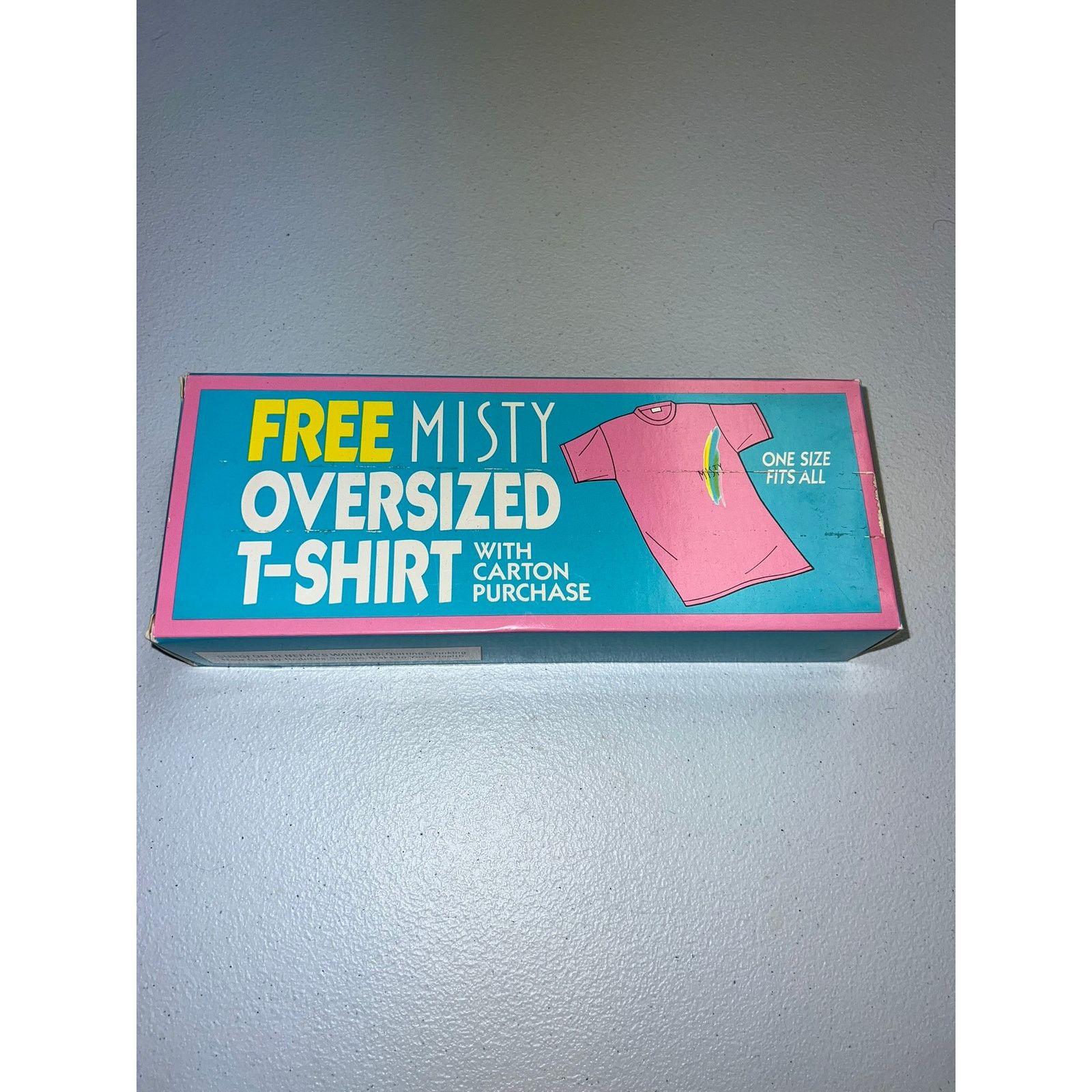 Vintage Vintage Misty Cigs Cigarettes Promo Promotional NEW Shirt Size US XL / EU 56 / 4 - 6 Thumbnail