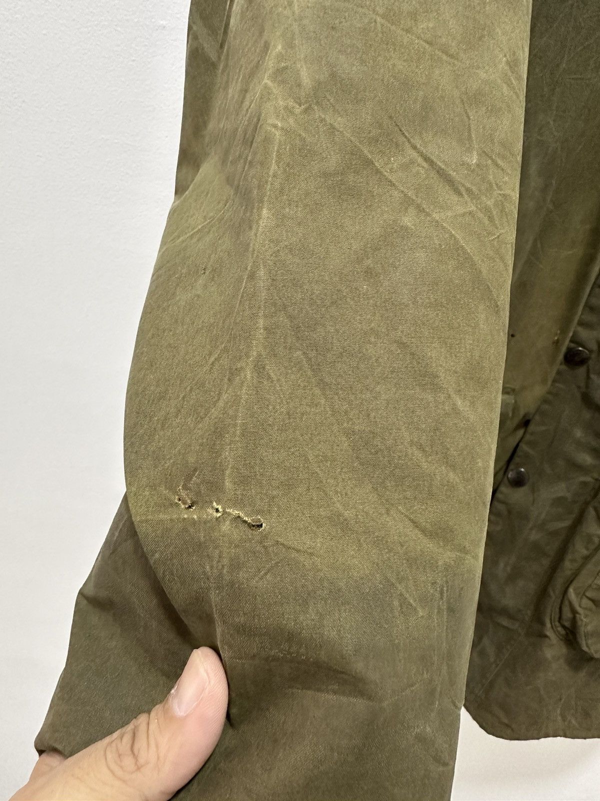 Barbour Barbour Border Cotton Waxed Jacket Hunting Jacket Size US L / EU 52-54 / 3 - 5 Thumbnail