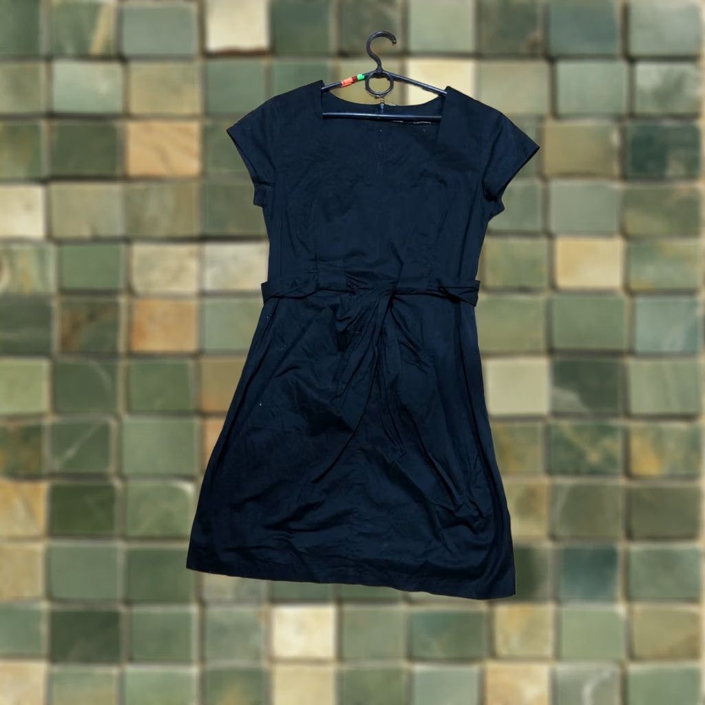 bandeau black mini dress Bandeau Balloon Skirt Mini Dress Black main image 0