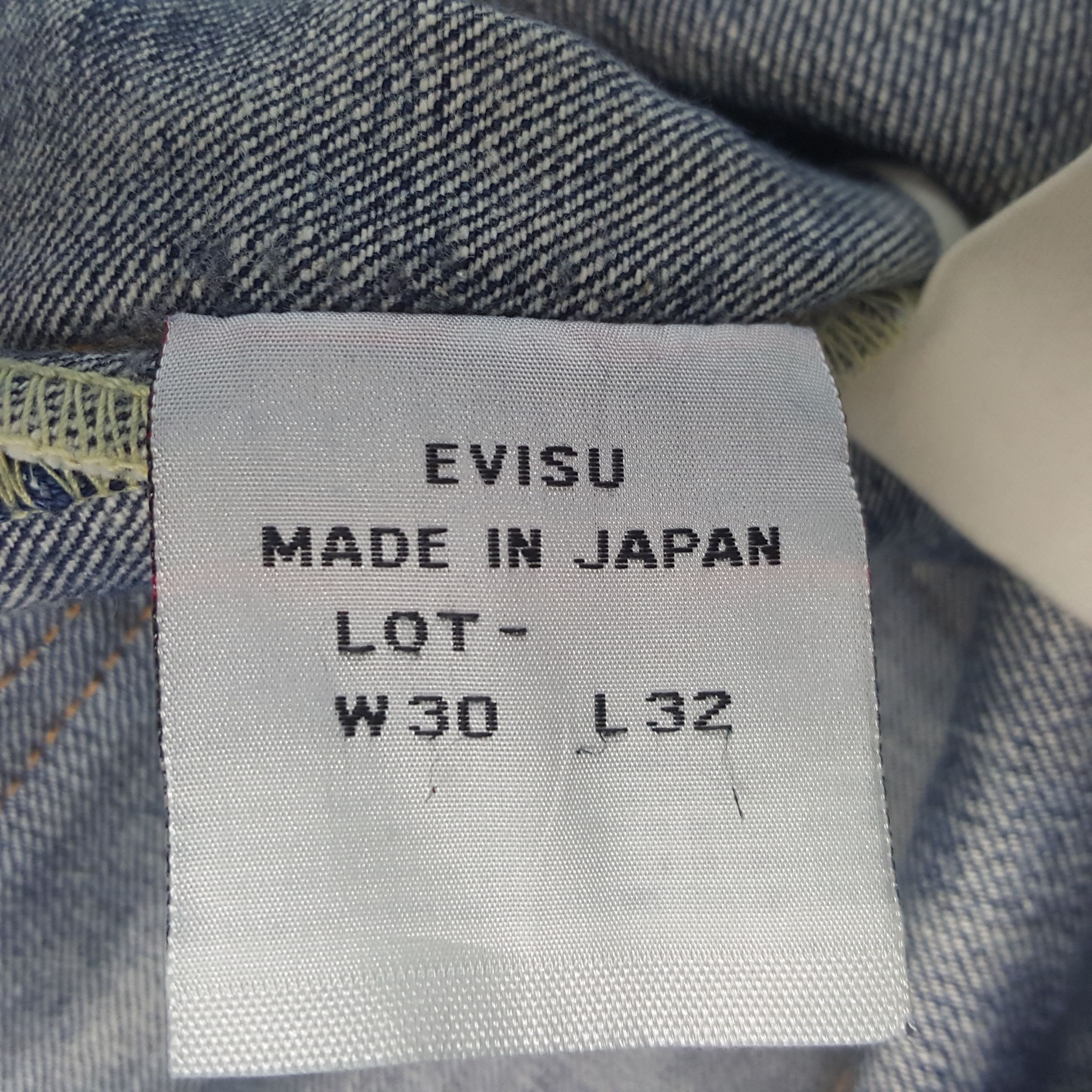 Japanese Brand × Vintage Vintage Evisu Japan Custom Daicock Denim Jeans Size US 31 - 15 Thumbnail