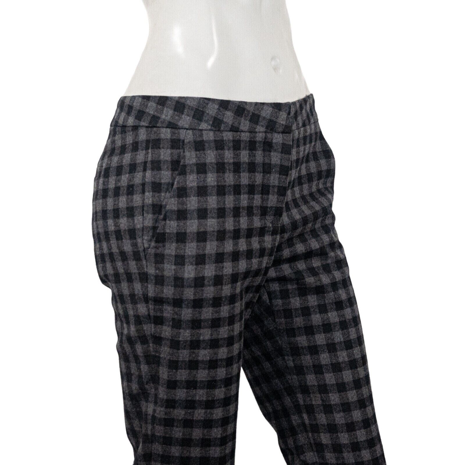 A.L.C. A.L.C Cotton Wool Checker Dress Pants in Gray Black 4 Size 27" / US 4 / IT 40 - 8 Thumbnail