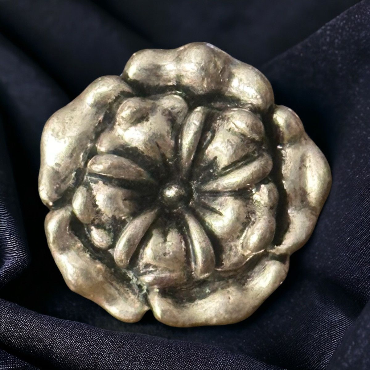 Other Vintage silver tone flower ring Size ONE SIZE - 1 Thumbnail