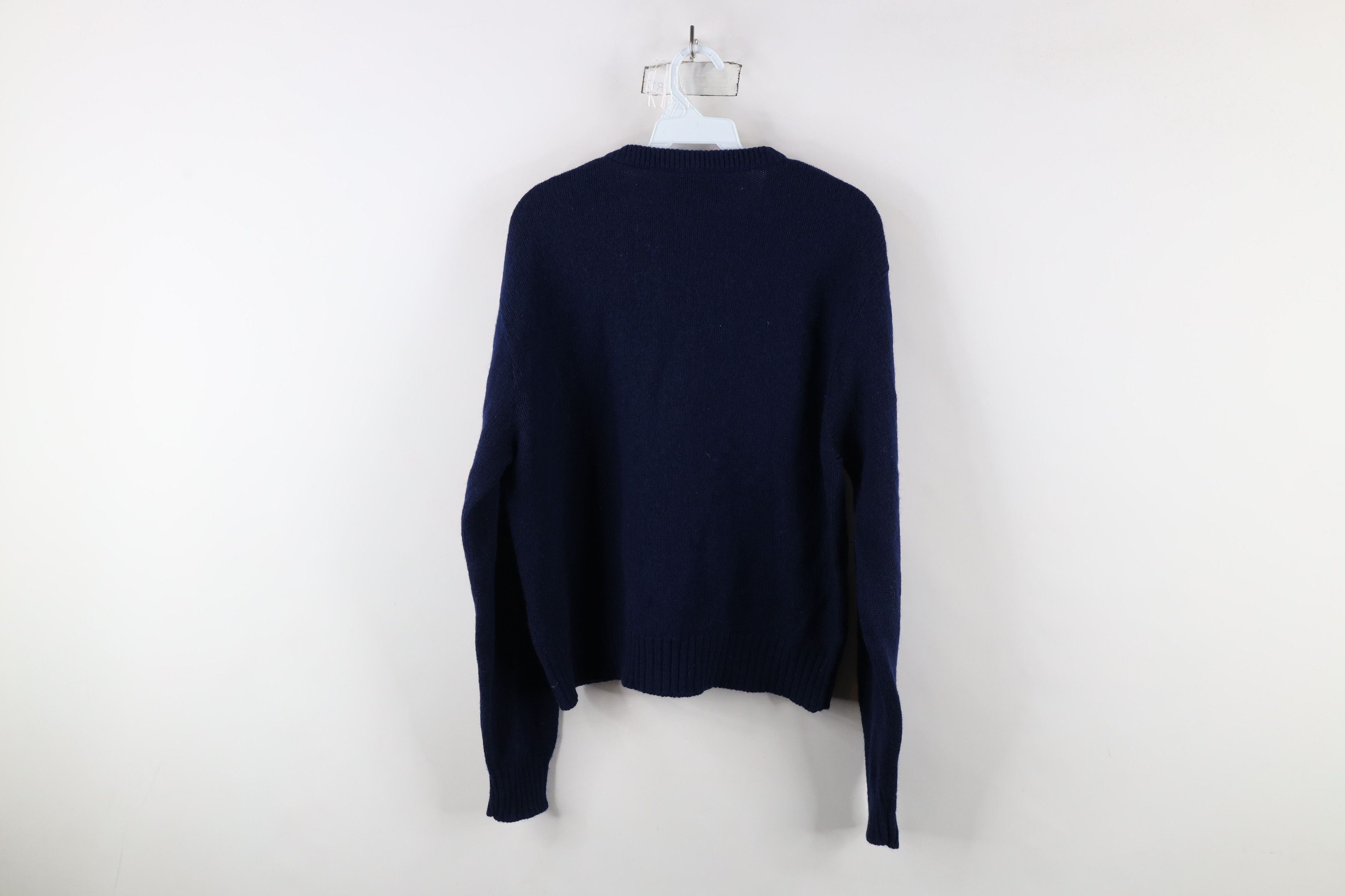 Vintage Vintage 70s Streetwear Blank Wool Blend Knit Sweater USA Size US M / EU 48-50 / 2 - 9 Thumbnail