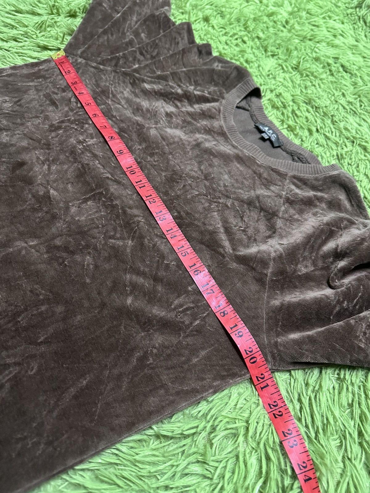 A.P.C. A.P.C velvet sweatshirt Size US S / EU 44-46 / 1 - 7 Thumbnail