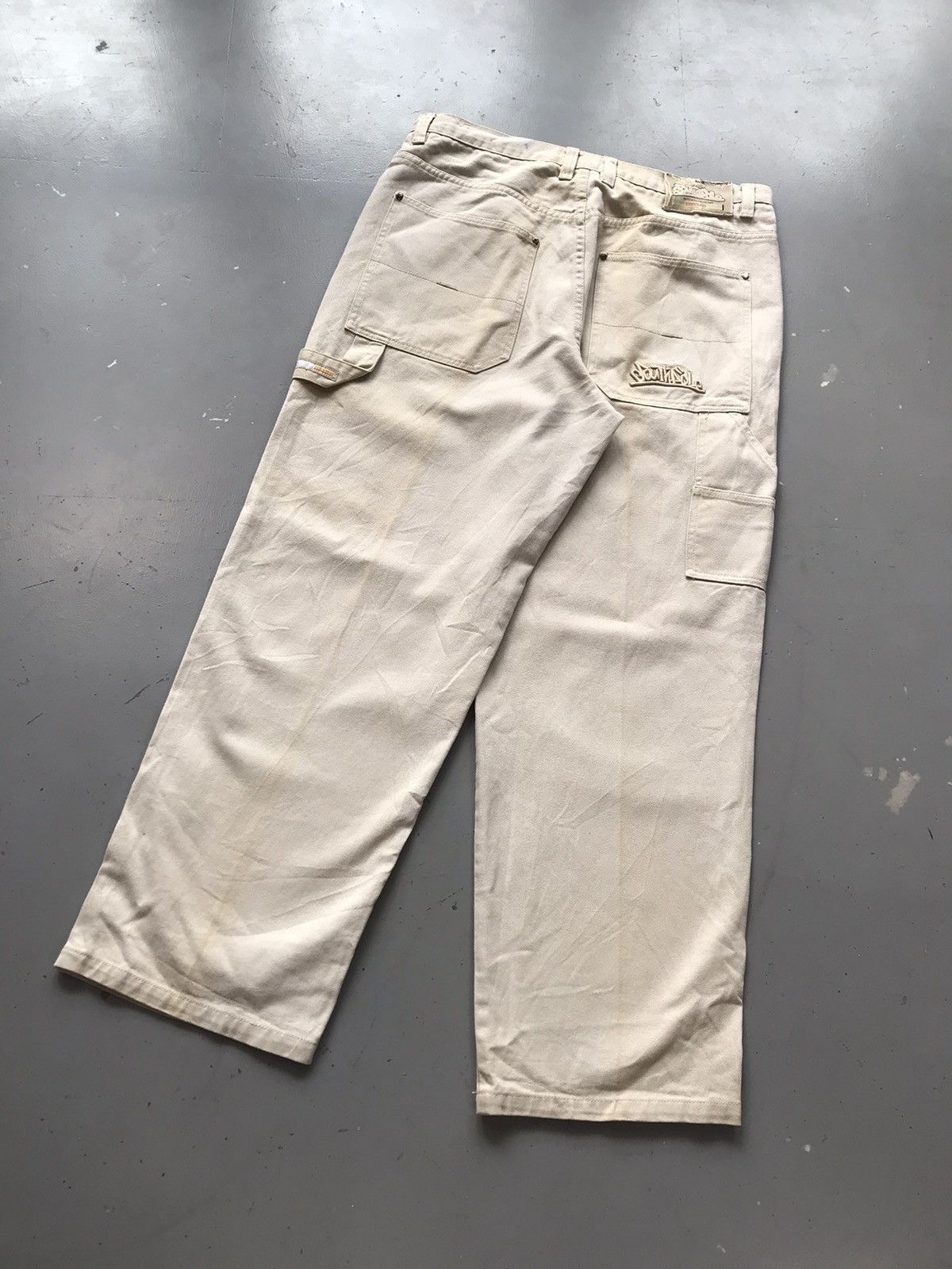 Southpole × Vintage Vintage Southpole brown yellow tab baggy fit denim Size US 38 / EU 54 - 9 Thumbnail