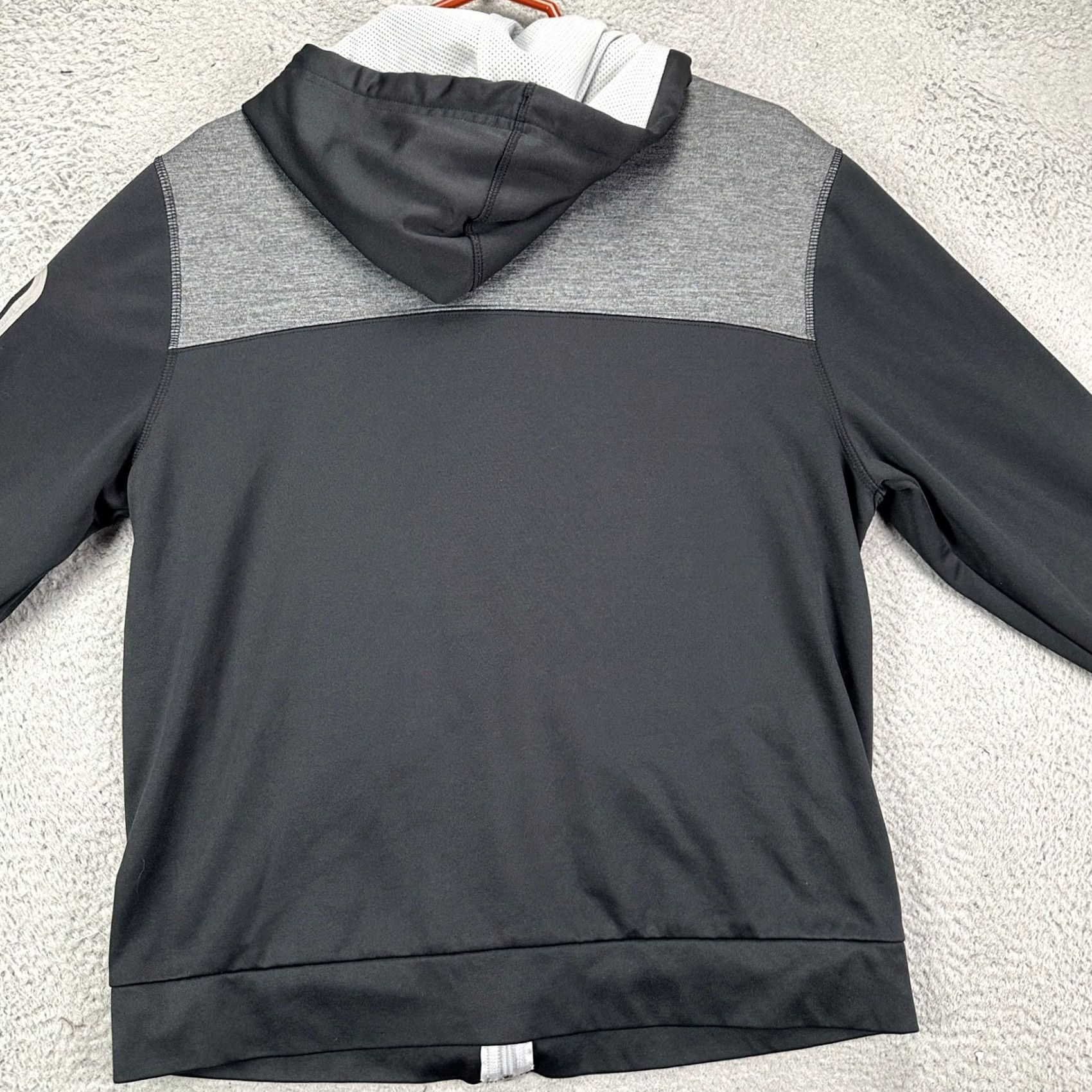 NFL Majestic New York Jetz Therma Base Jacket Full Zip Mens Large Gray NFL Football Size US L / EU 52-54 / 3 - 2 Thumbnail