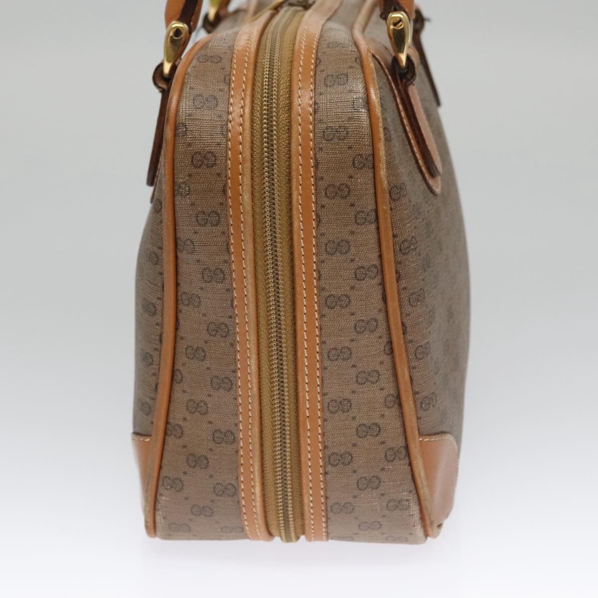Gucci GUCCI Micro GG Supreme Hand Bag Pvc Leather Beige Gold Size ONE SIZE - 5 Thumbnail
