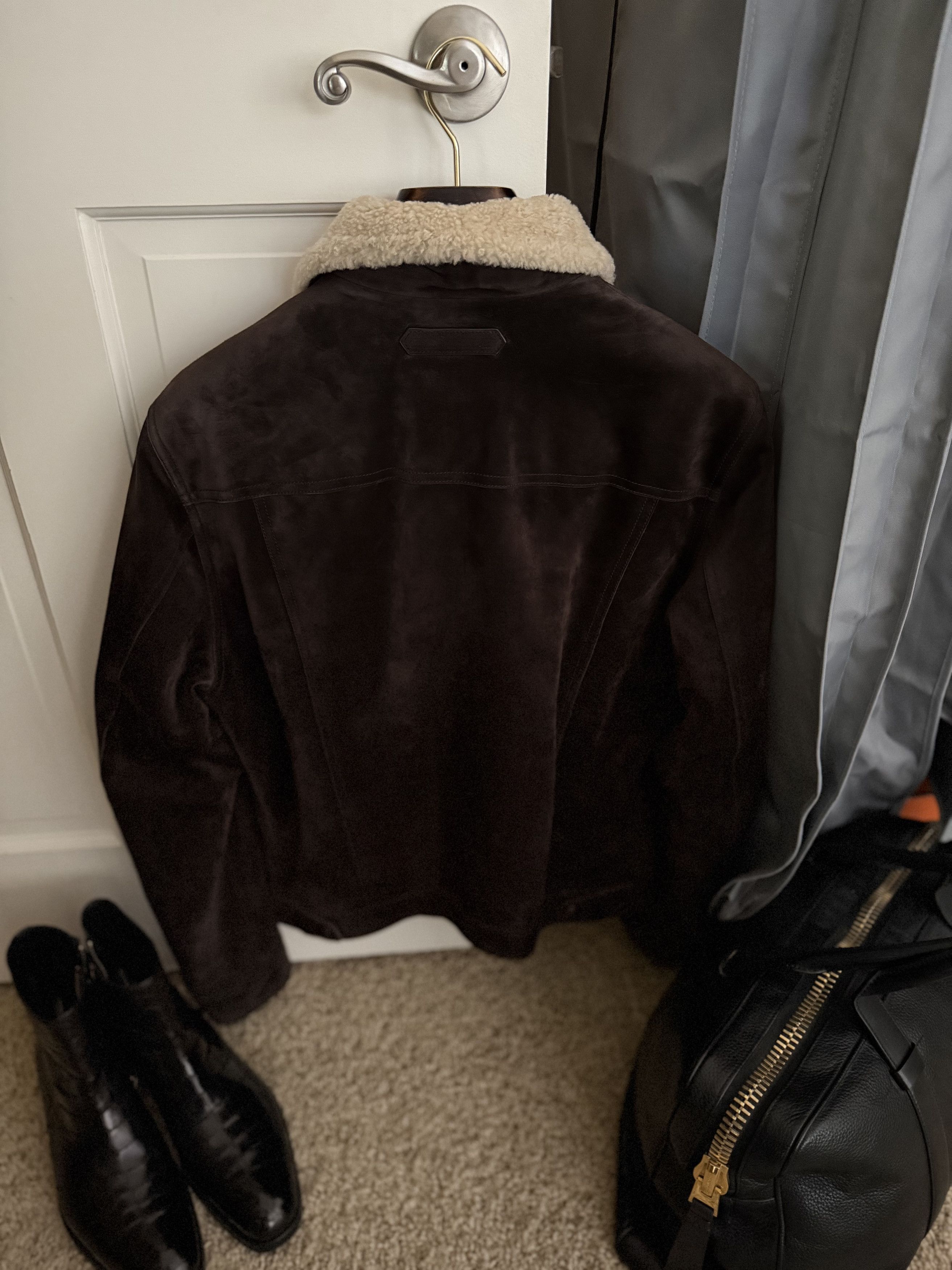 Tom Ford A-List Celeb Favorite, Coveted $9,800 w/tax Suede Shearling Size US M / EU 48-50 / 2 - 22 Thumbnail