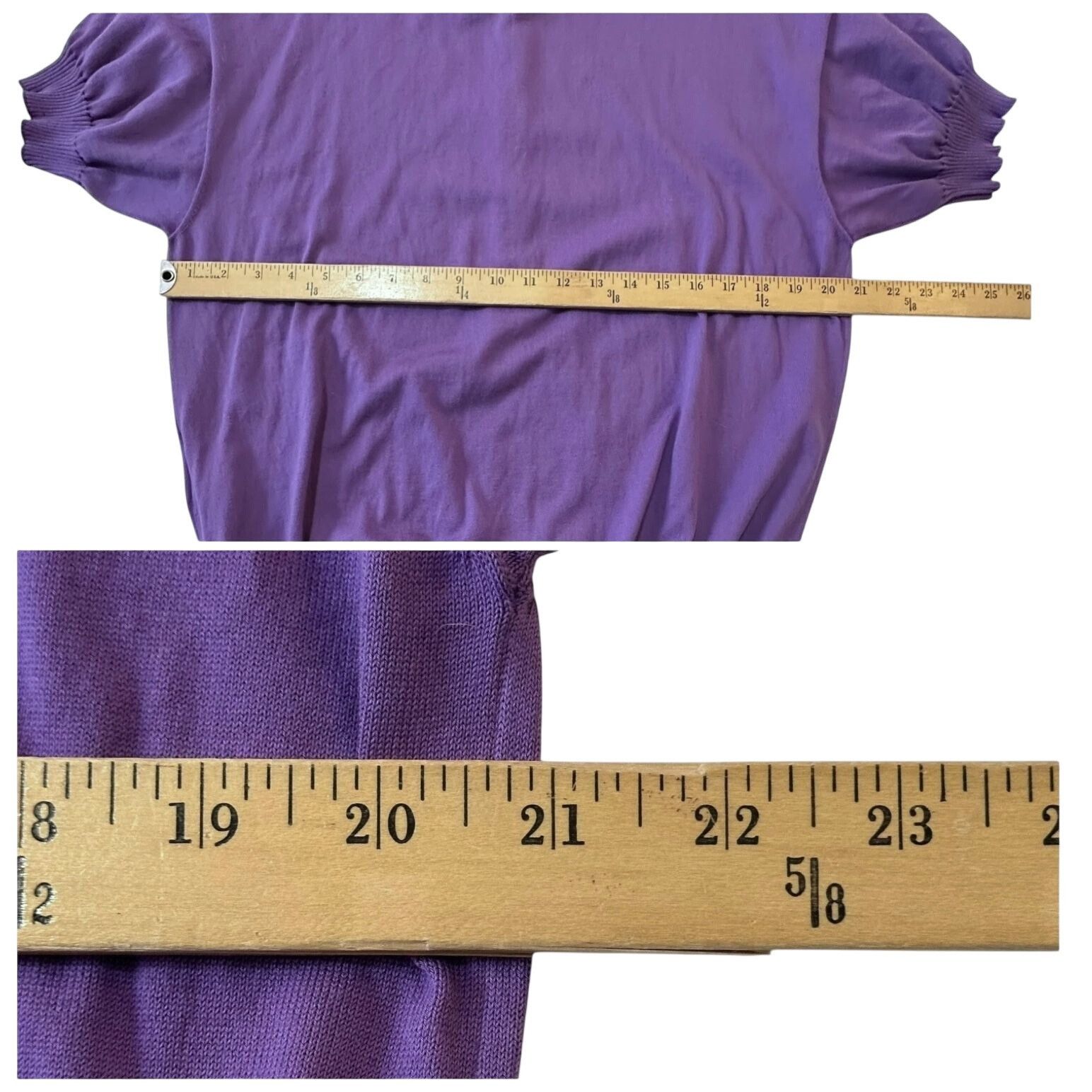 Plan C Plan C Striped Collar Cotton Knit Polo, Lavender, Size 42 IT Size M / US 6-8 / IT 42-44 - 13 Thumbnail