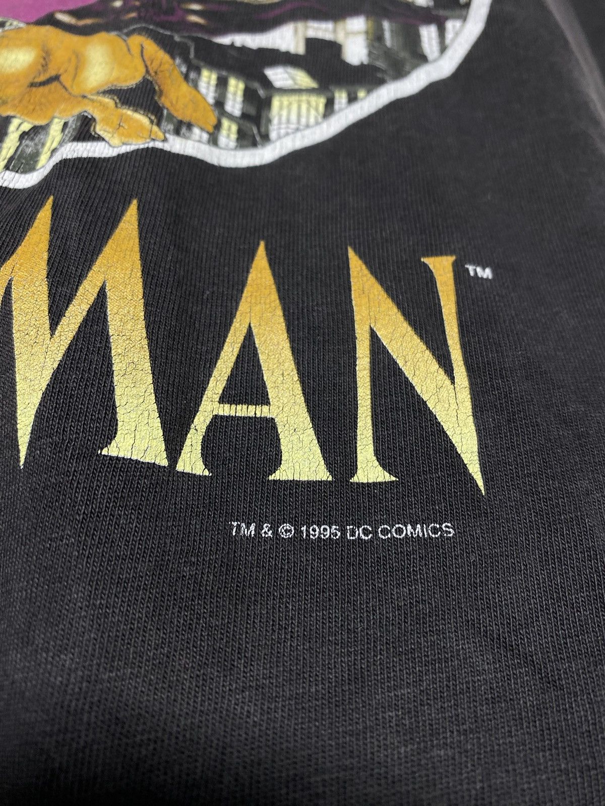 Vintage Vintage 1995 Cat Women T-Shirt Vtg Dc Comics Tee XLarge Size US XL / EU 56 / 4 - 3 Thumbnail