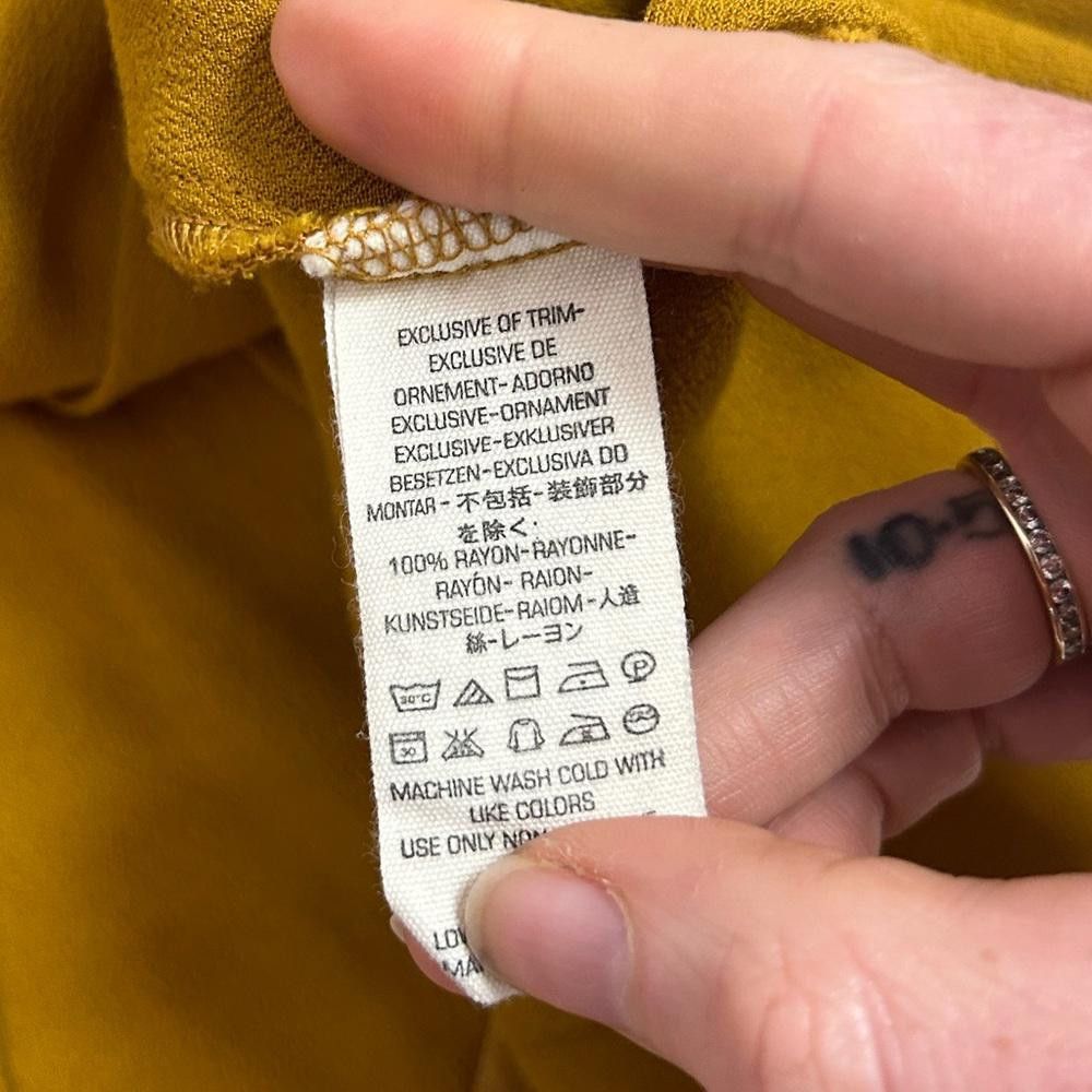 Free People Free People l Twist & Shout Mustard Yellow Top Small Size S / US 4 / IT 40 - 9 Thumbnail
