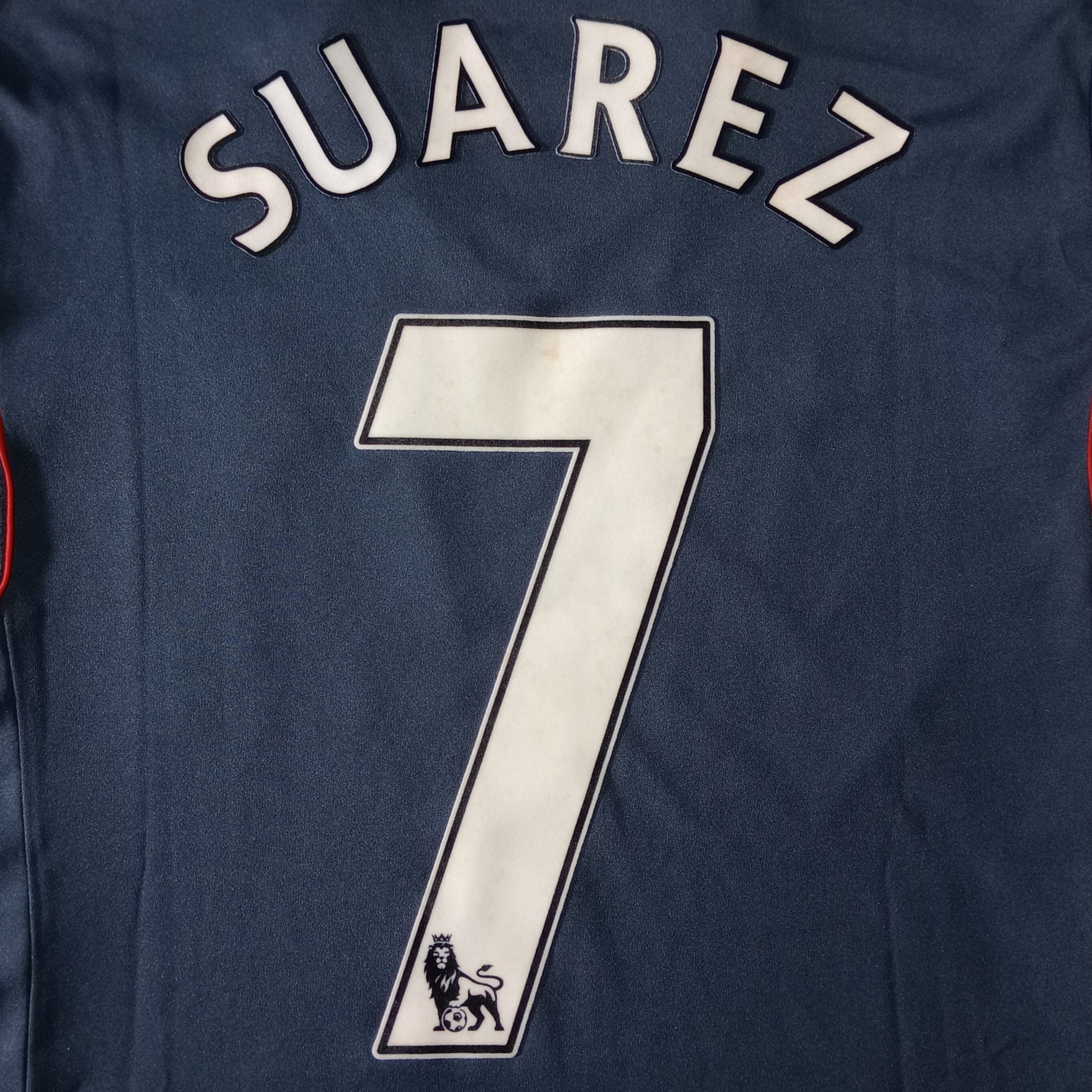 Adidas Liverpool 2011-2012 Away Jersey Luis Suarez 7 Size US S / EU 44-46 / 1 - 4 Thumbnail
