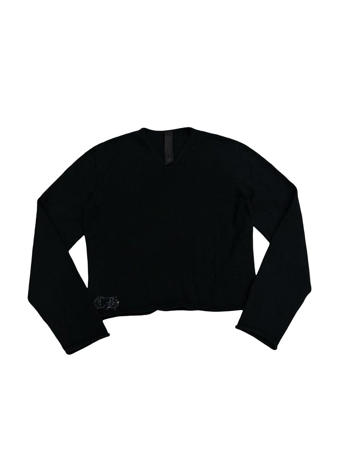 Chrome Hearts rhinestone cross cashmere sweater Size S / US 4 / IT 40 - 2 Thumbnail