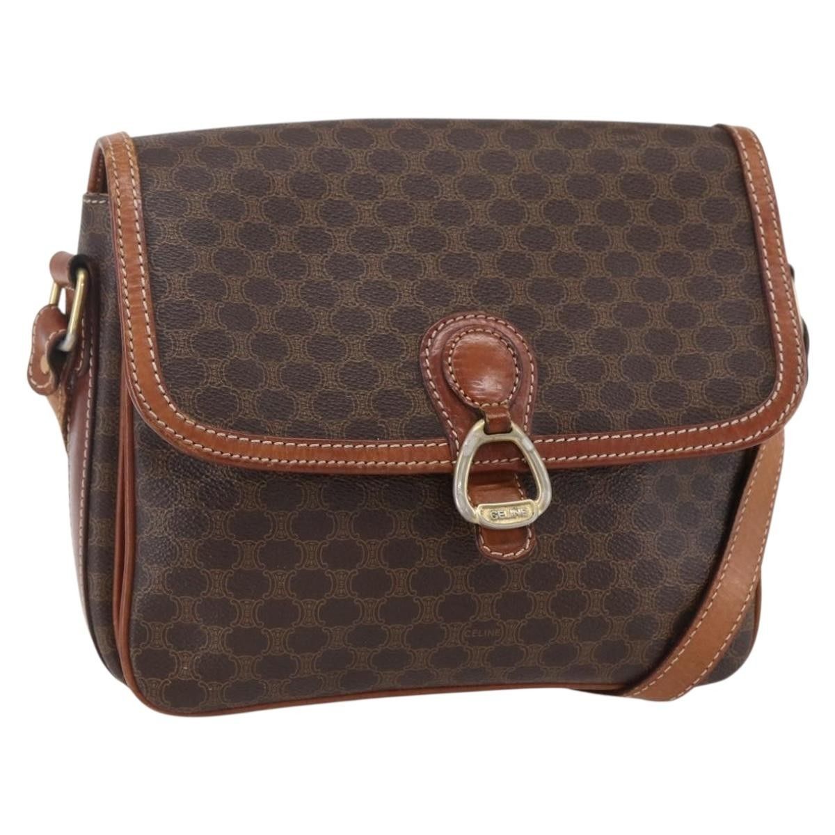 Celine Celine Vintage Macadam Canvas and Leather Size ONE SIZE - 1 Thumbnail