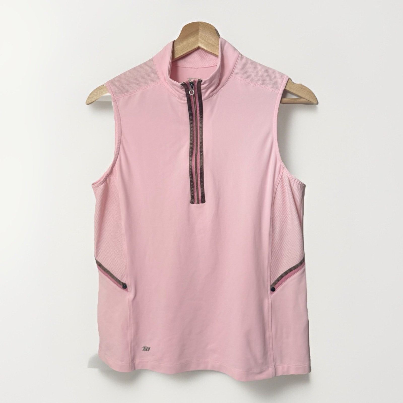 Other Tail Top Sleeveless 1/4 Zip Golf Tennis Pickleball Shirt Size M / US 6-8 / IT 42-44 - 1 Thumbnail