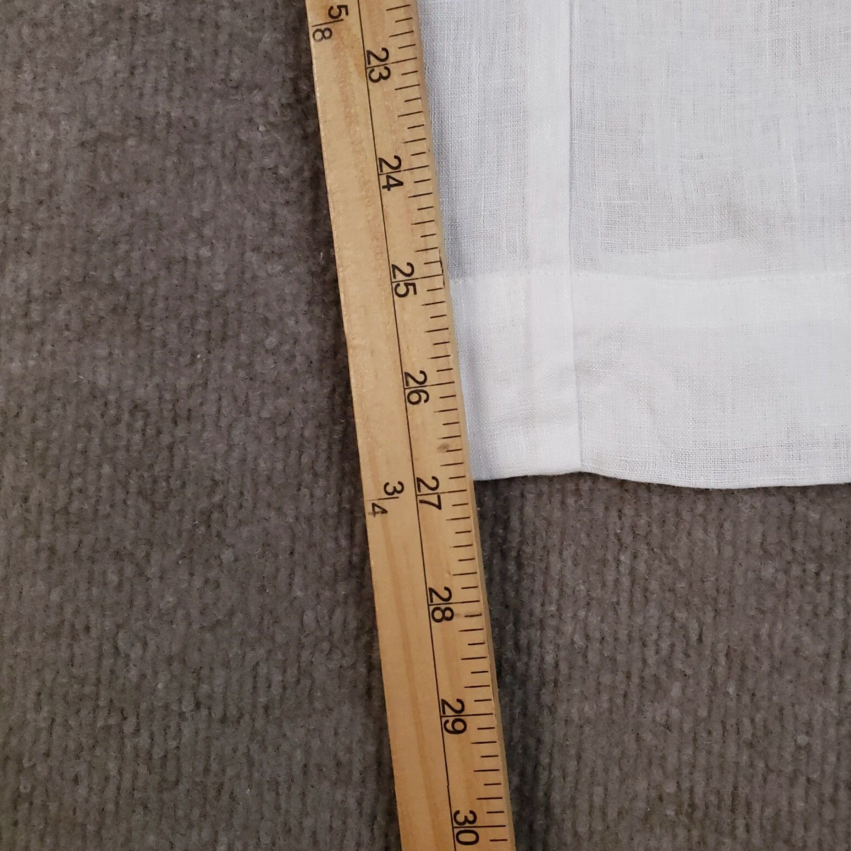 Vintage VINTAGE Wildflower Women's Wide Leg Pants Adult Large White Linen Casual Business Summer Spring Fall Hyperallergenic Womens Size 28" / US 6 / IT 42 - 3 Thumbnail