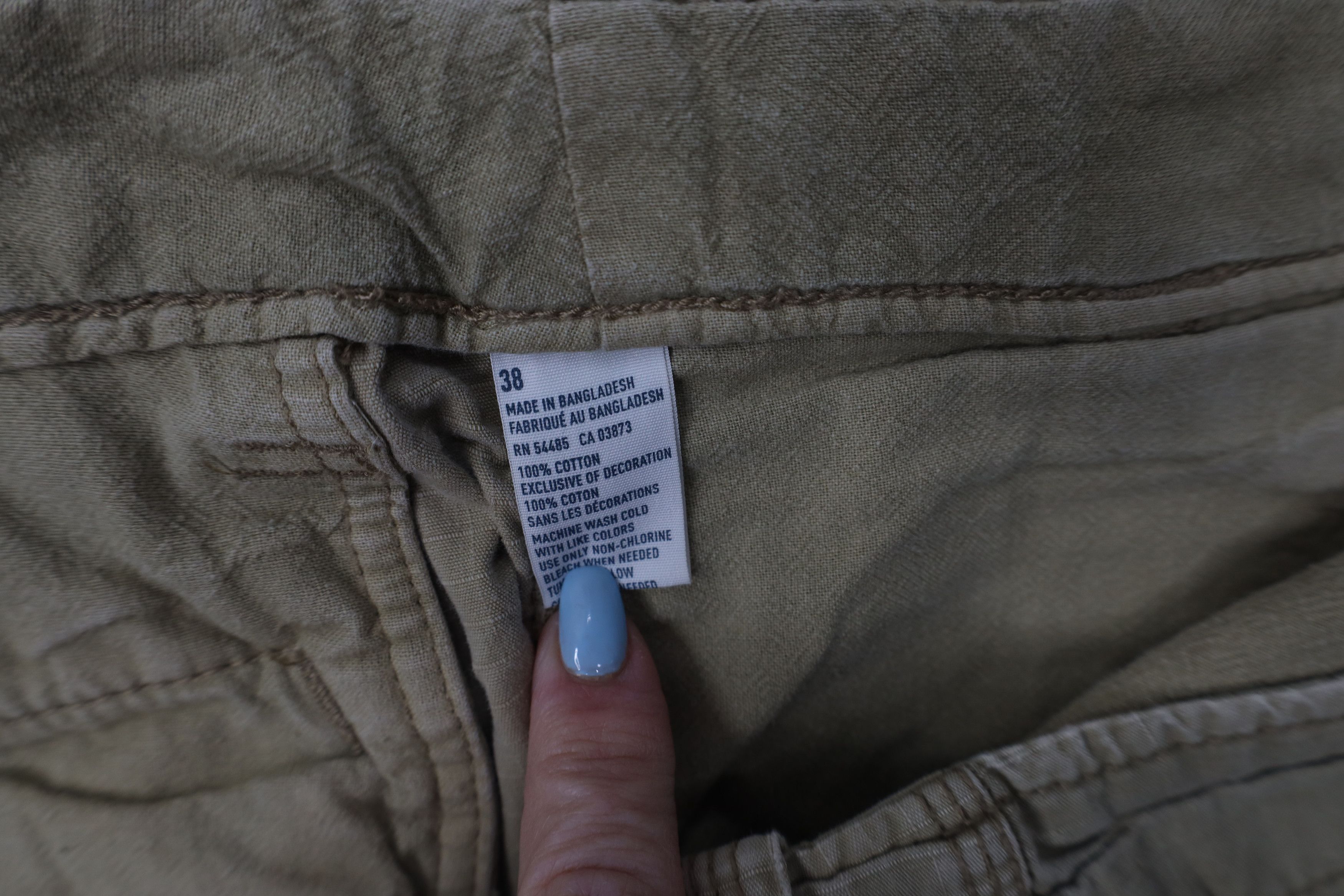 American Eagle Outfitters Vintage Y2K American Eagle Ripstop Cargo Shorts Beige Brown Size US 38 / EU 54 - 8 Thumbnail