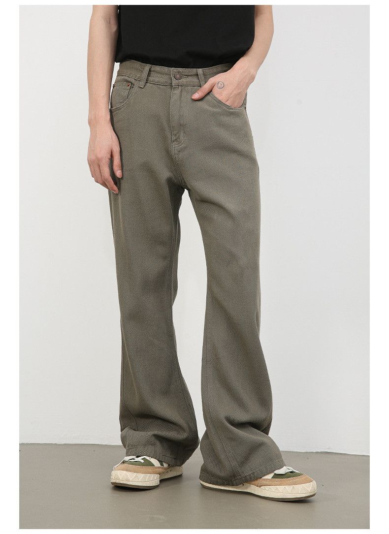 Japanese Brand × Jean Khaki loose straight casual flared jeans Size US 32 / EU 48 - 2 Thumbnail