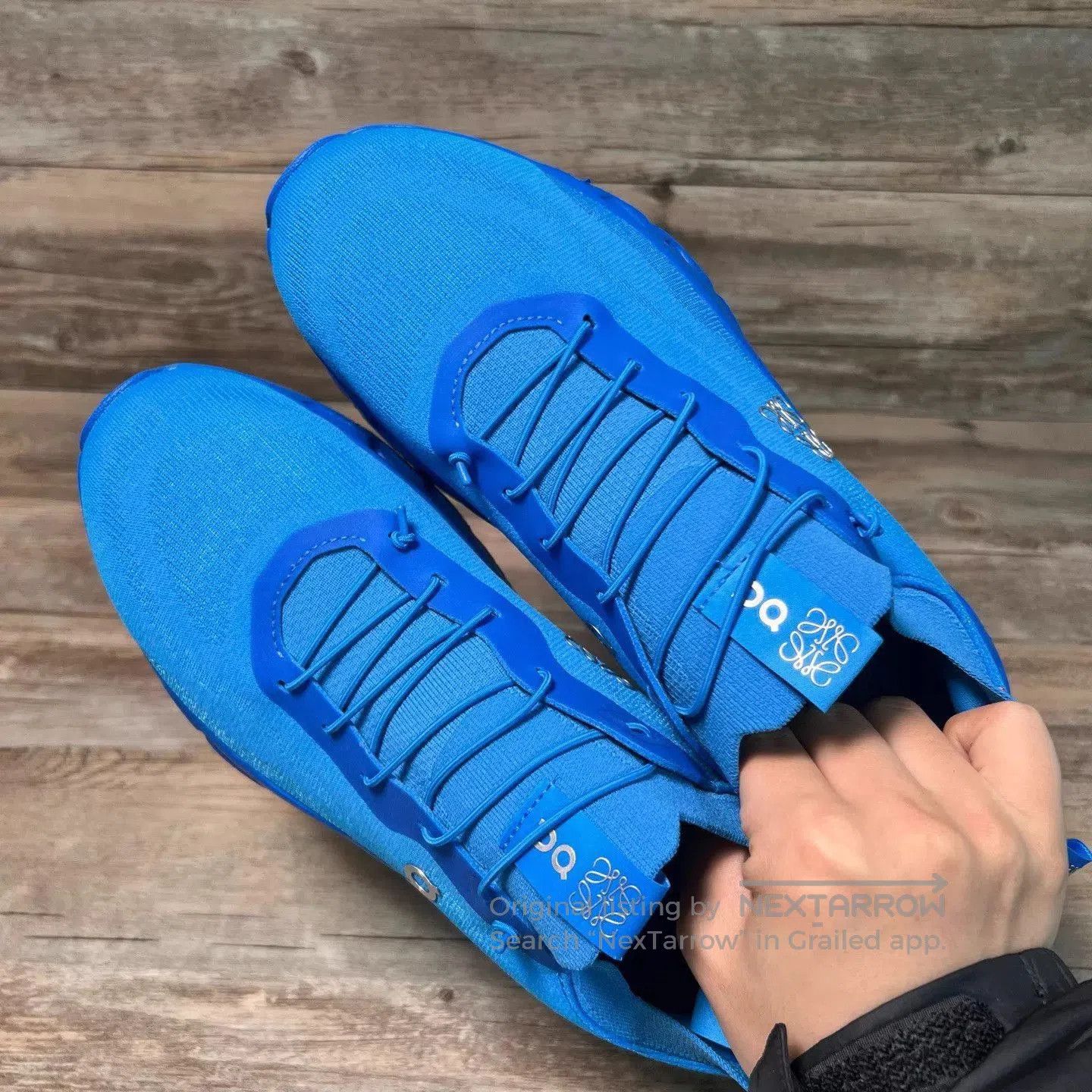 Loewe Blue Low-Top Sneakers Size 9.5. Size US 9.5 / EU 42-43 - 5 Thumbnail