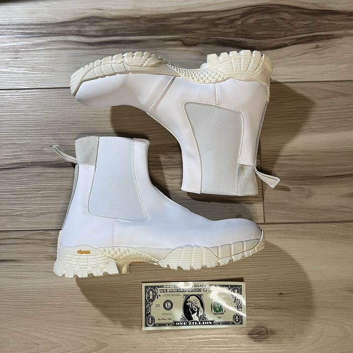 Alyx 1017 ALYX 9SM Vibram Chelsea Boots White EU 42 US 9 | Grailed