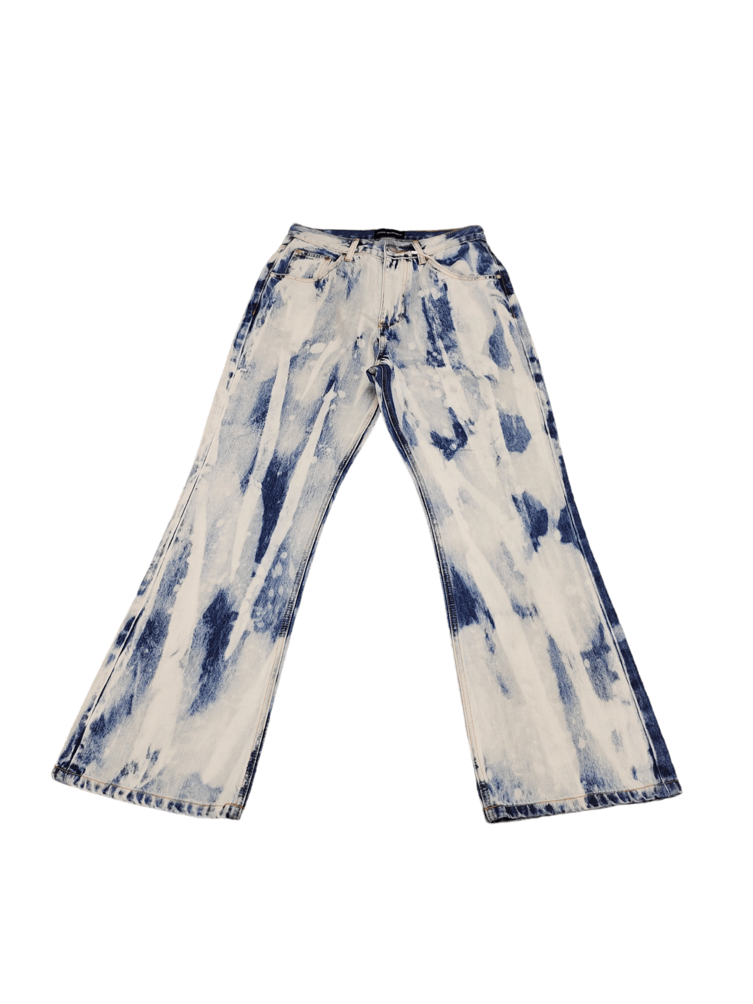 If Six Was Nine Flare Baggy Jean Terra Incognita Boot Cut Wide Leg Acid Wash Size US 29 - 3 Thumbnail