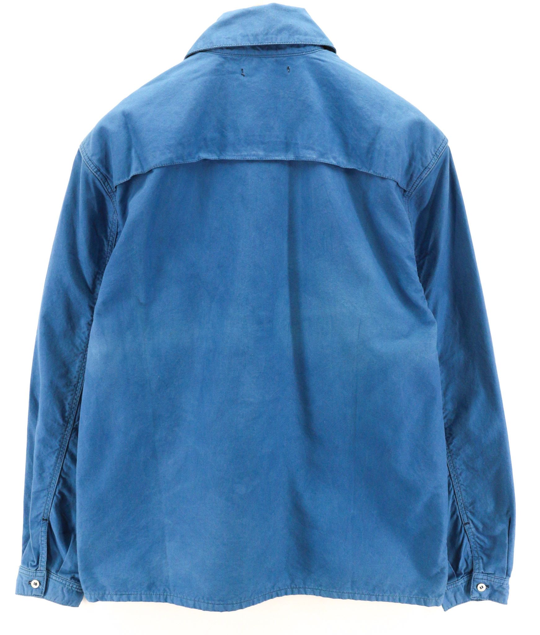 Nudie Jeans GUADO M 1/4 Button Neck Pocket Logo Blue Shirt 80734 Size US M / EU 48-50 / 2 - 2 Thumbnail