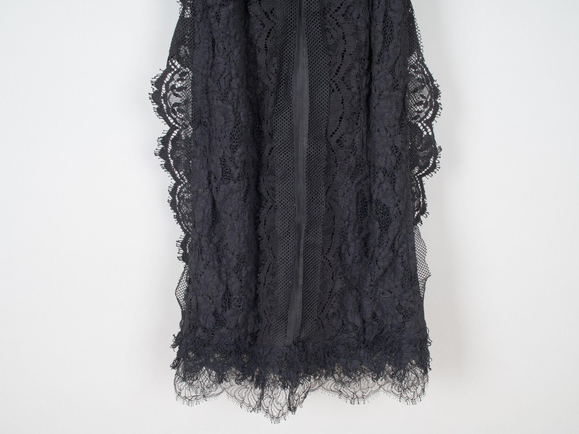 Lanvin Alber Elbaz Final Collection Mixed Lace Slip Dress Size S / US 4 / IT 40 - 9 Thumbnail