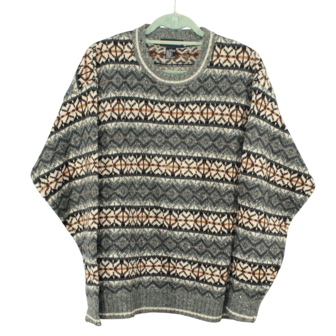 Jantzen Vintage Jantzen Wool Fair Isle Sweater Mens Size L Size US L / EU 52-54 / 3 - 1 Thumbnail
