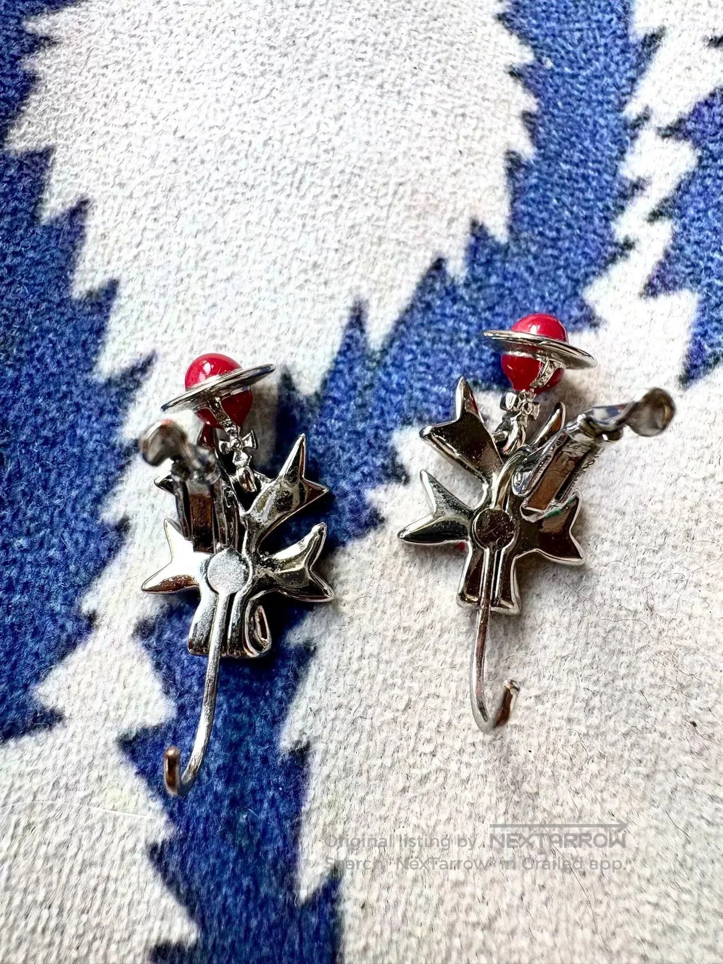 Vivienne Westwood vivienne westwood red bow saturn earrings. Size ONE SIZE - 4 Thumbnail