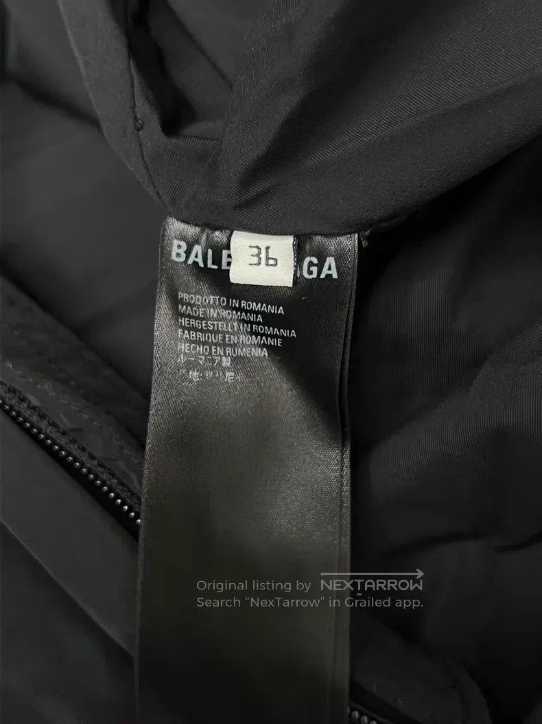 Balenciaga Balenciaga Logo embroidery cotton padded jacket Size XS / US 0-2 / IT 36-38 - 5 Thumbnail