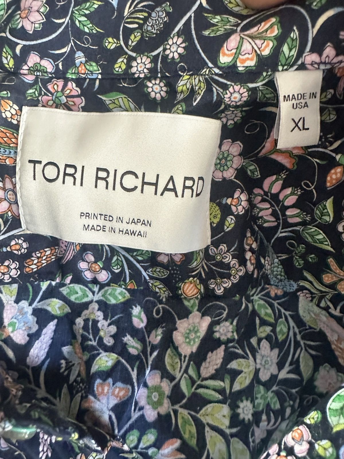 Tori Richard PreOwned Tori Richard Book Of Birds Multicolored Men's XL Size US XL / EU 56 / 4 - 4 Thumbnail